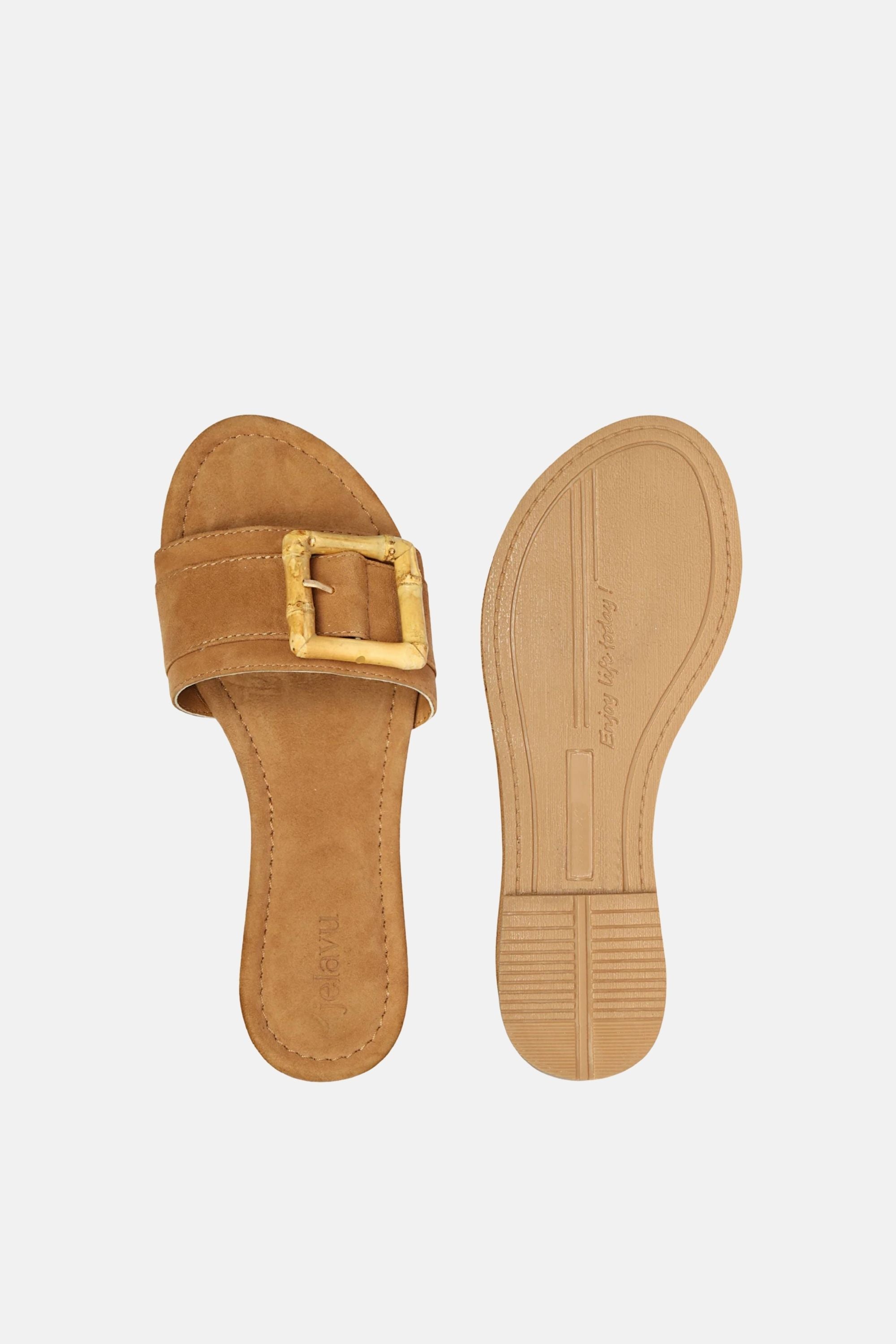Jelavu Amsterdam Suede Cognac Sandals