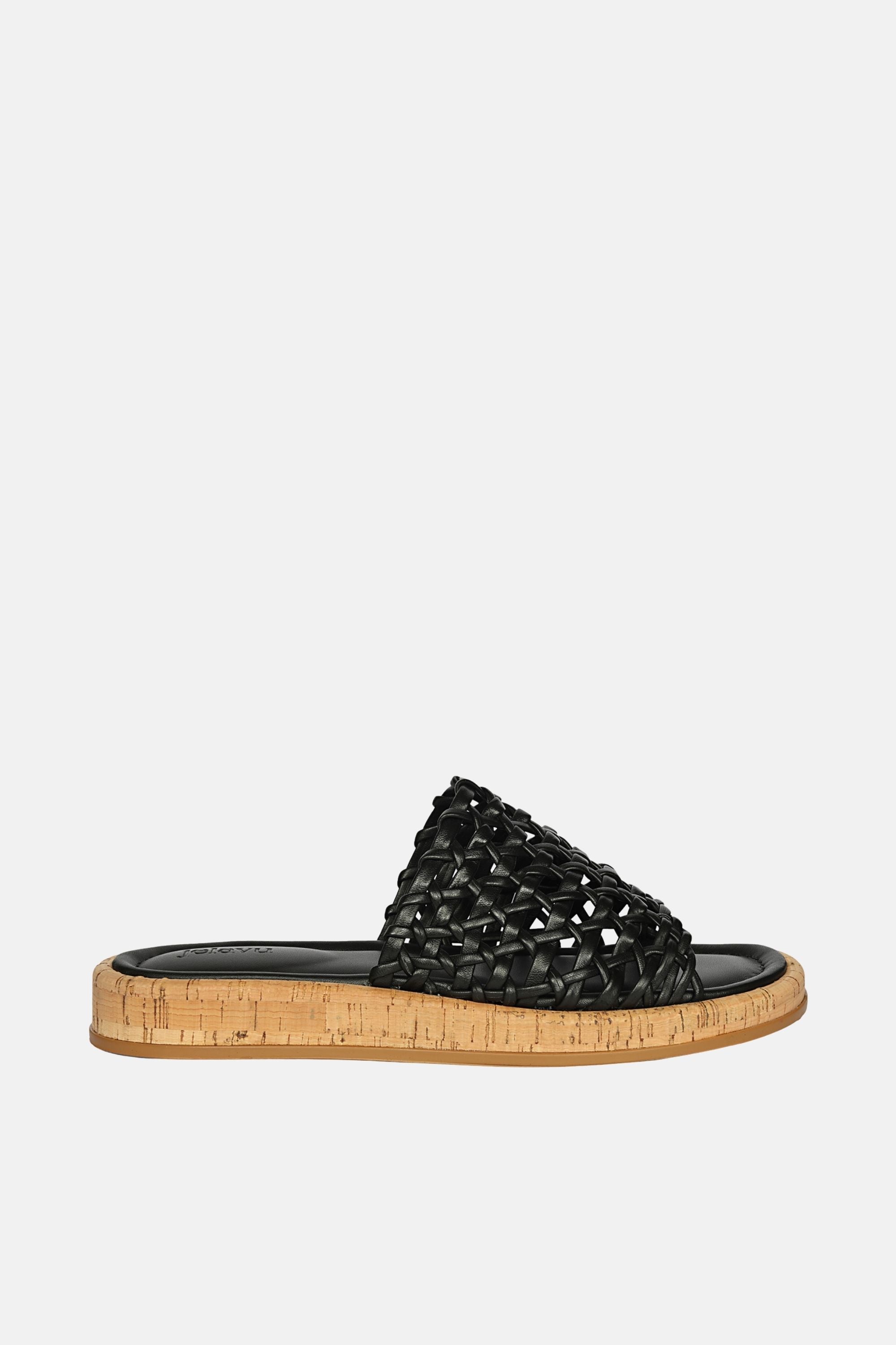 Jelavu Cloud Black Sandals