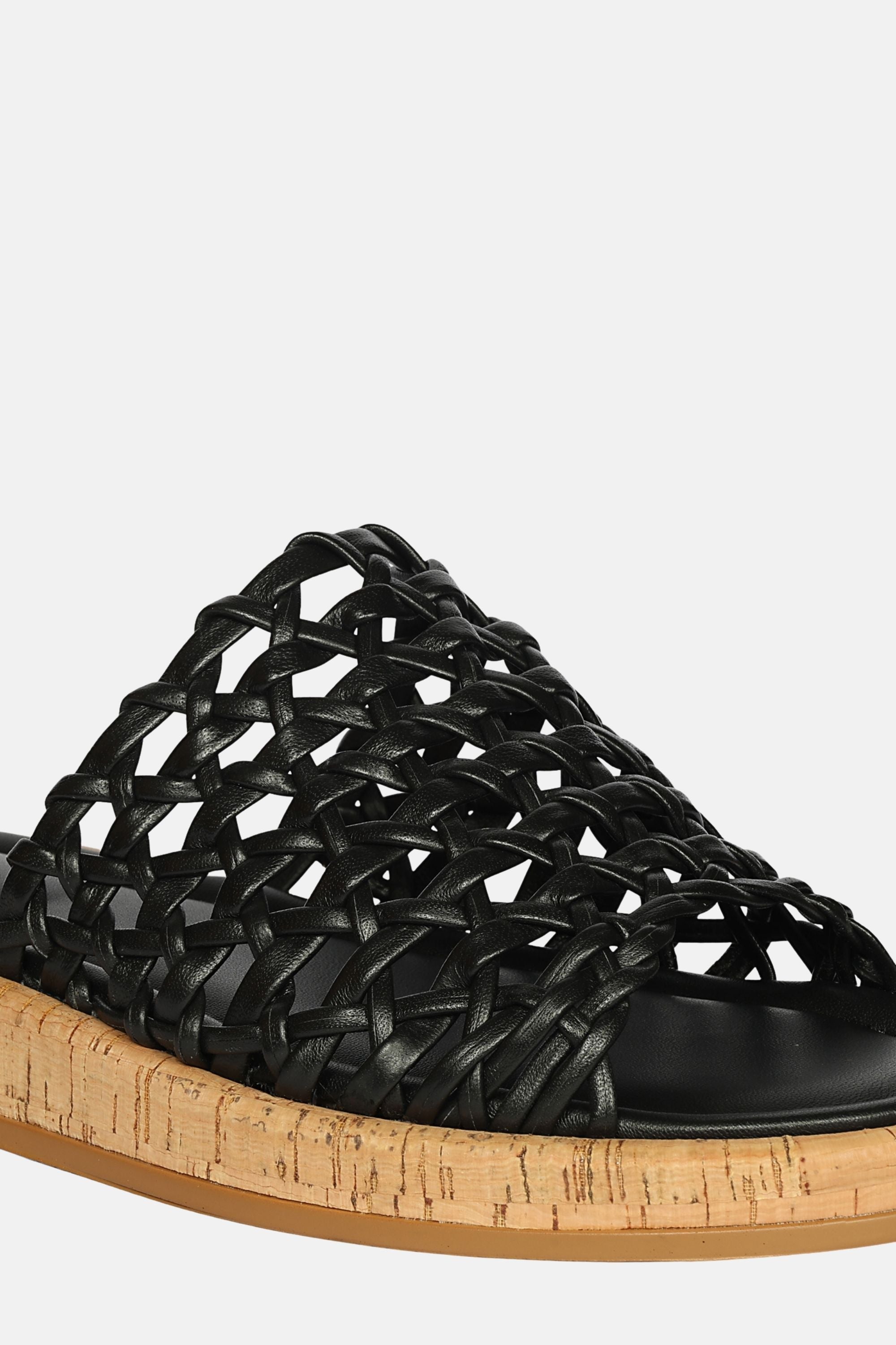 Jelavu Cloud Black Sandals