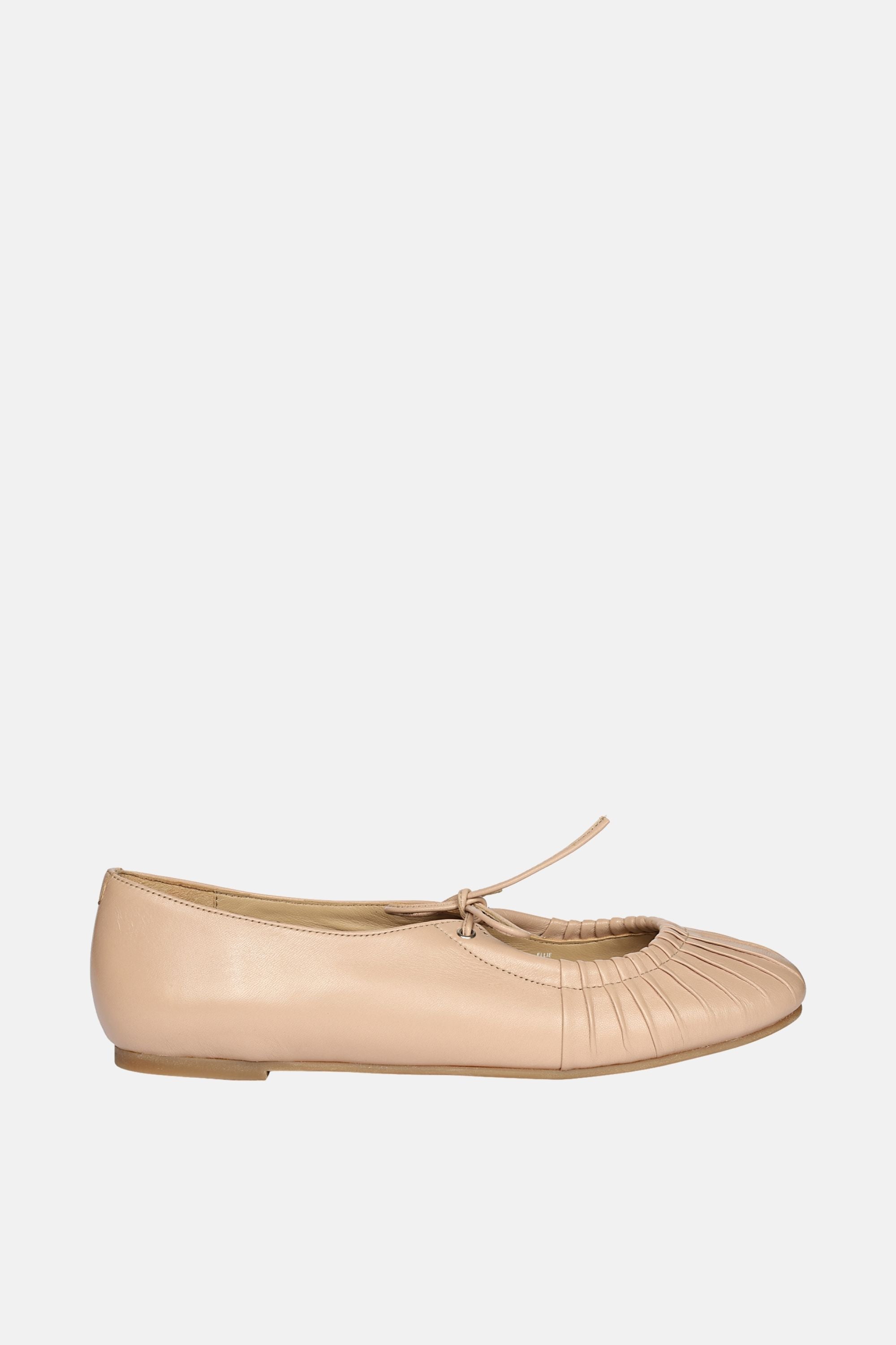 Jelavu Ellie Nude Leather Ballerina