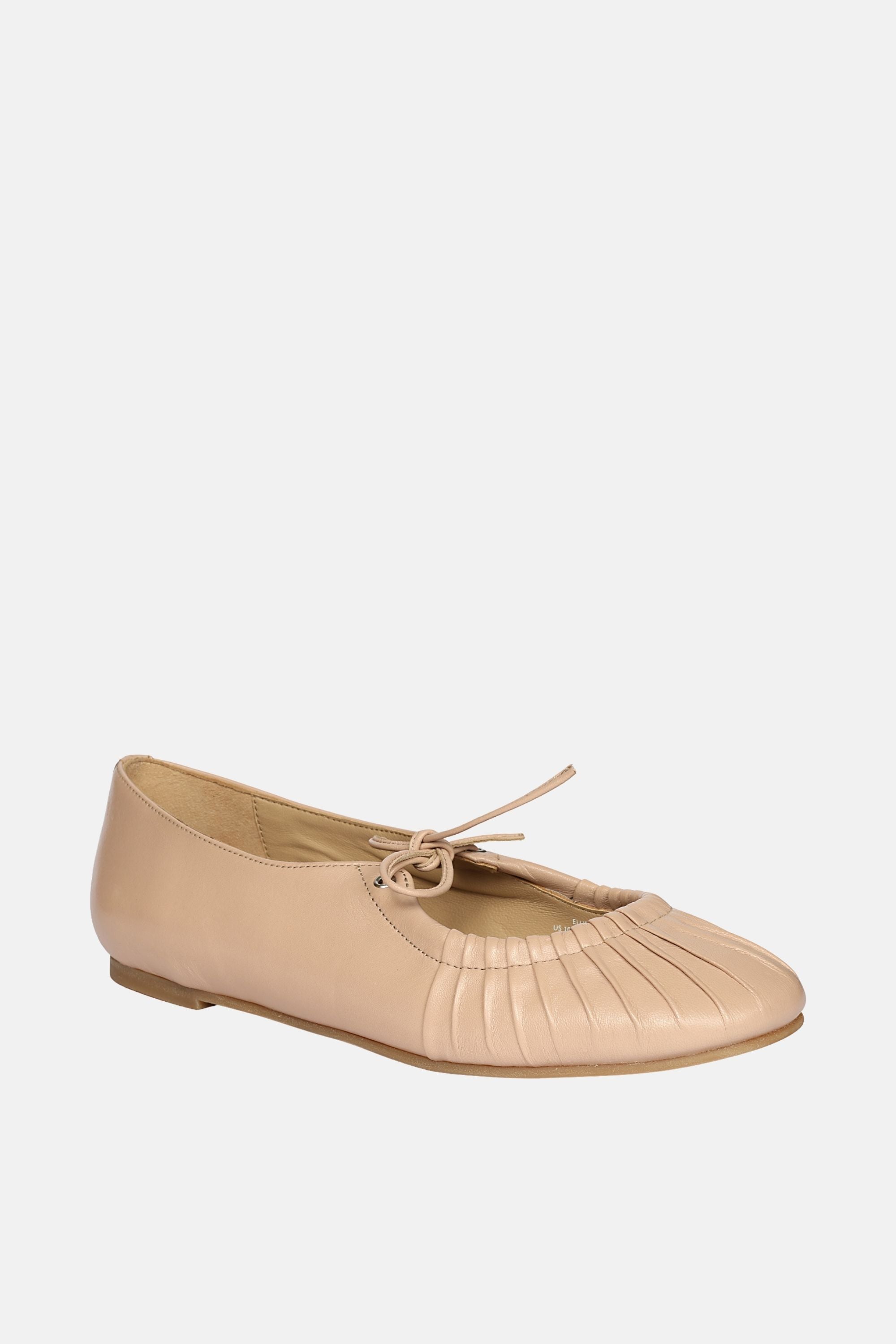 Jelavu Ellie Nude Leather Ballerina
