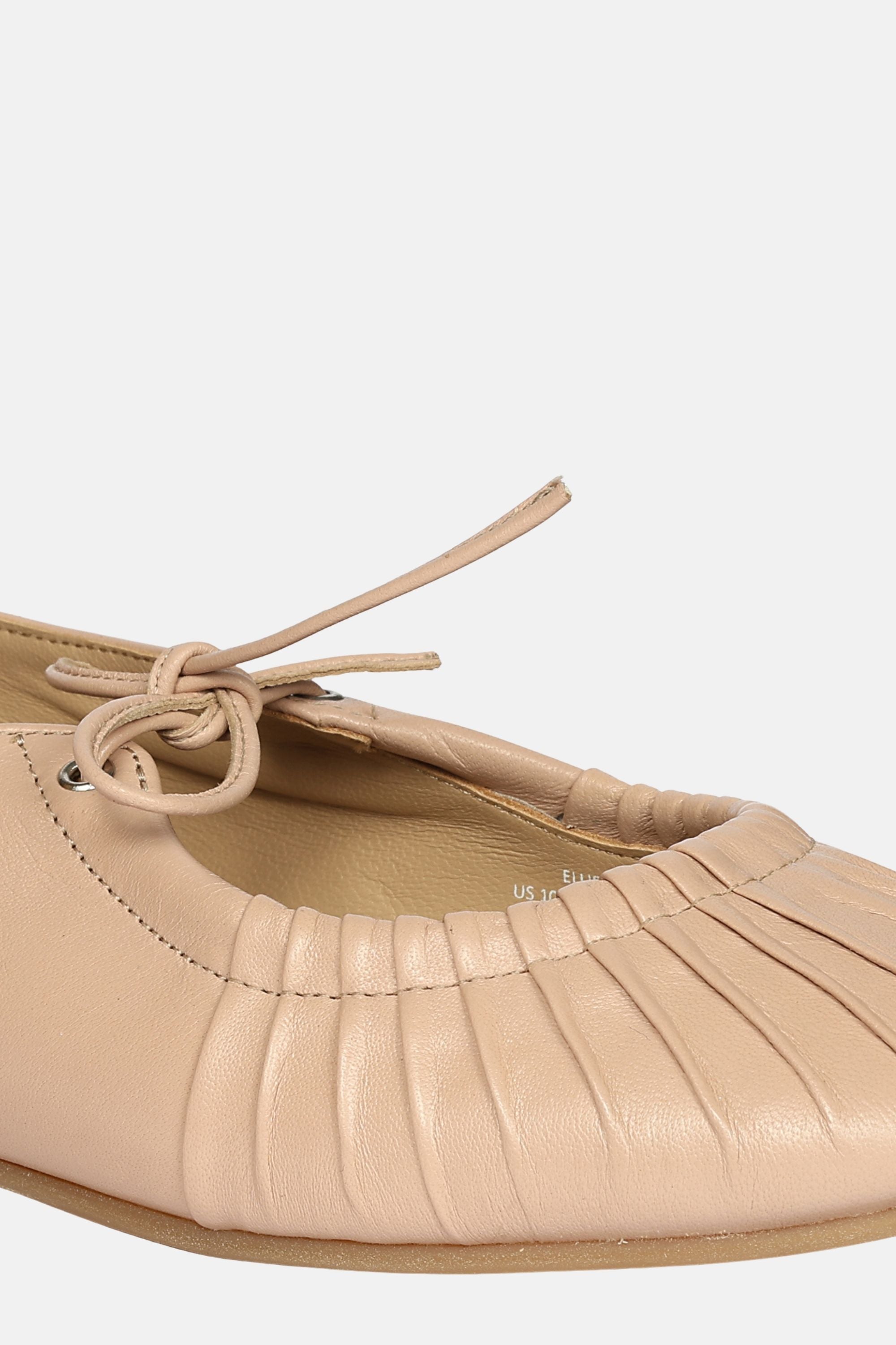 Jelavu Ellie Nude Leather Ballerina