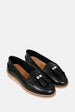 Jelavu Luna Black  Leather Loafers