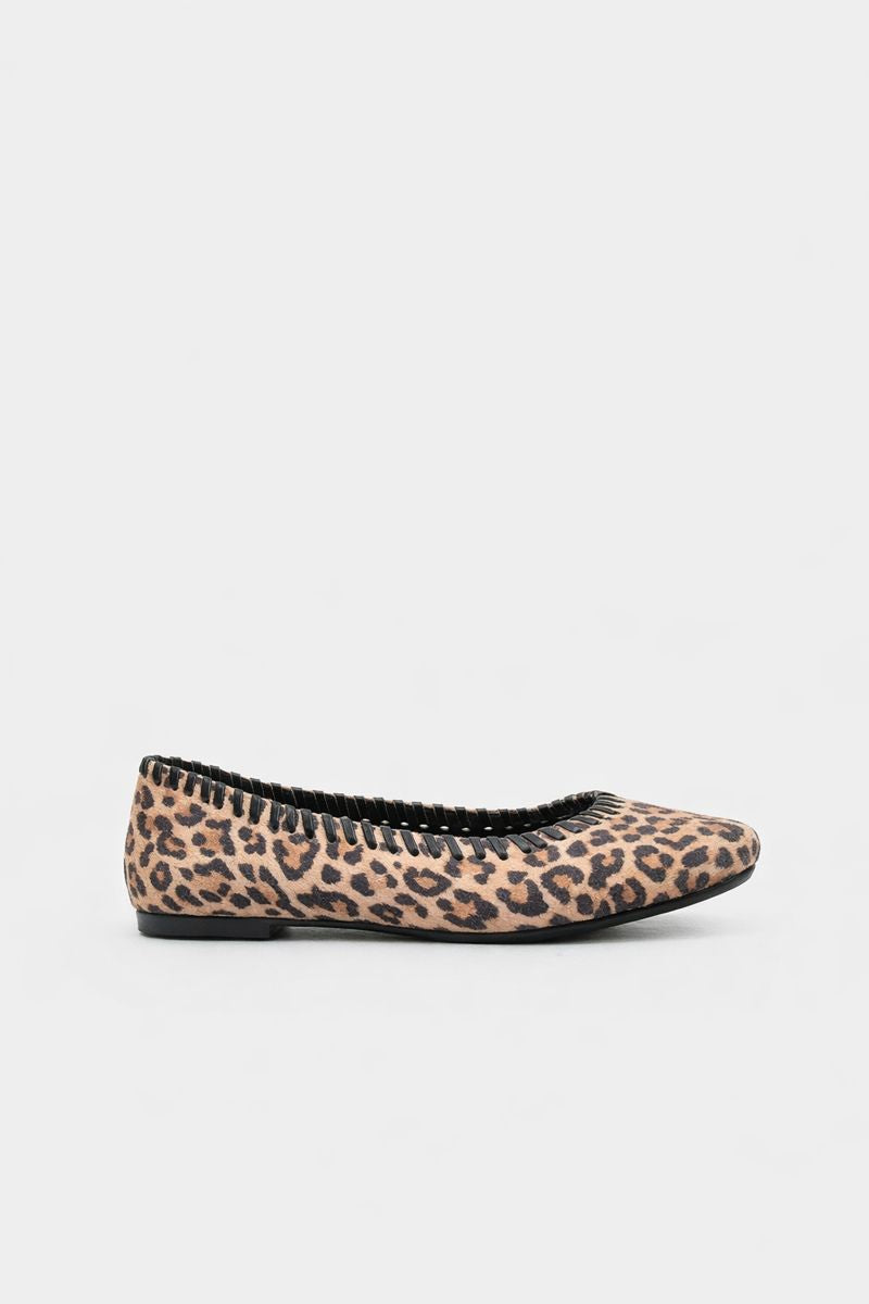 Jelavu Ella Leopard Ballet Flat