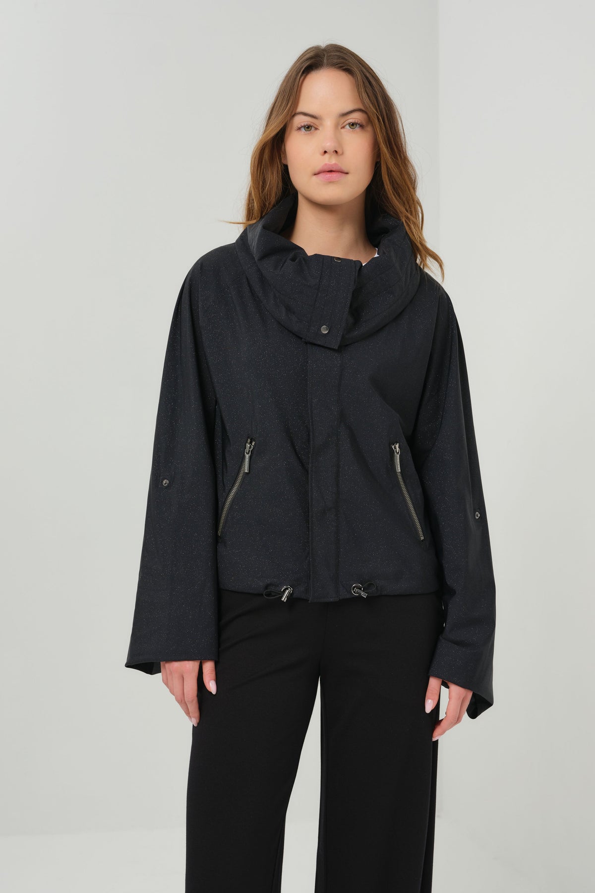 Casey Cropped Lightweight Windbreaker