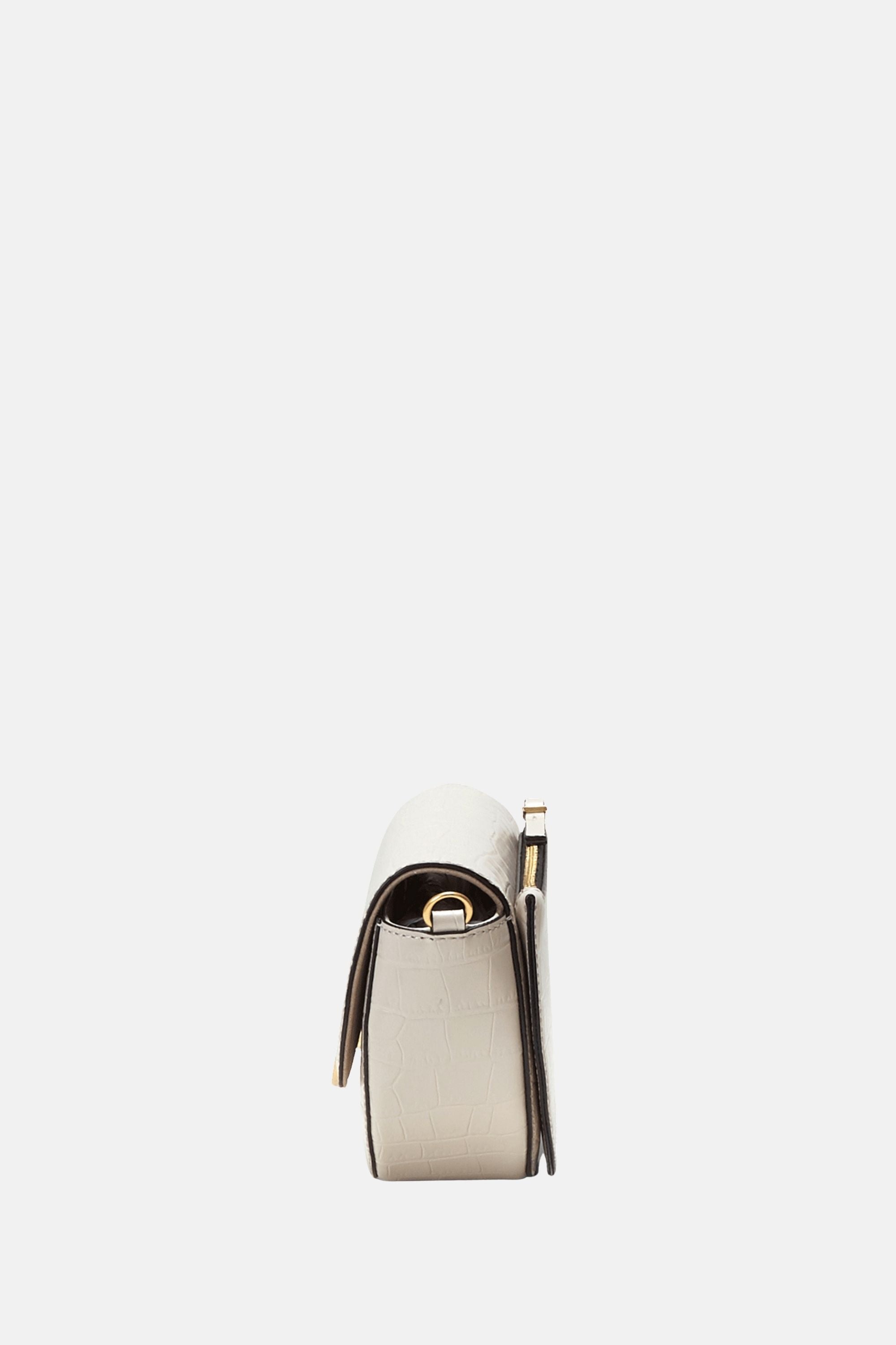 Oryany - Lottie Croco Crossbody Small Handbags - Cream / One size