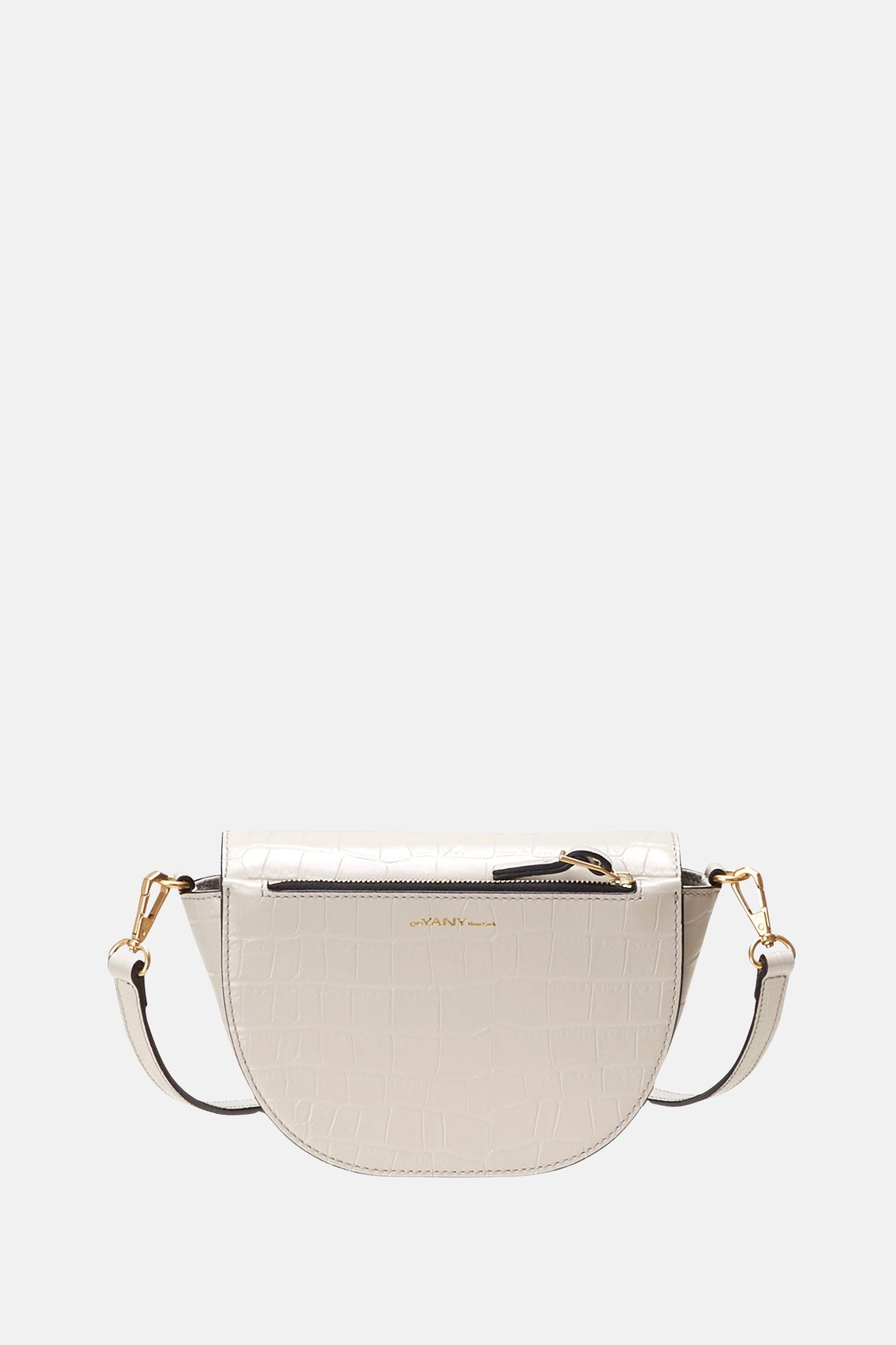 Oryany - Lottie Croco Crossbody Small Handbags - Cream / One size