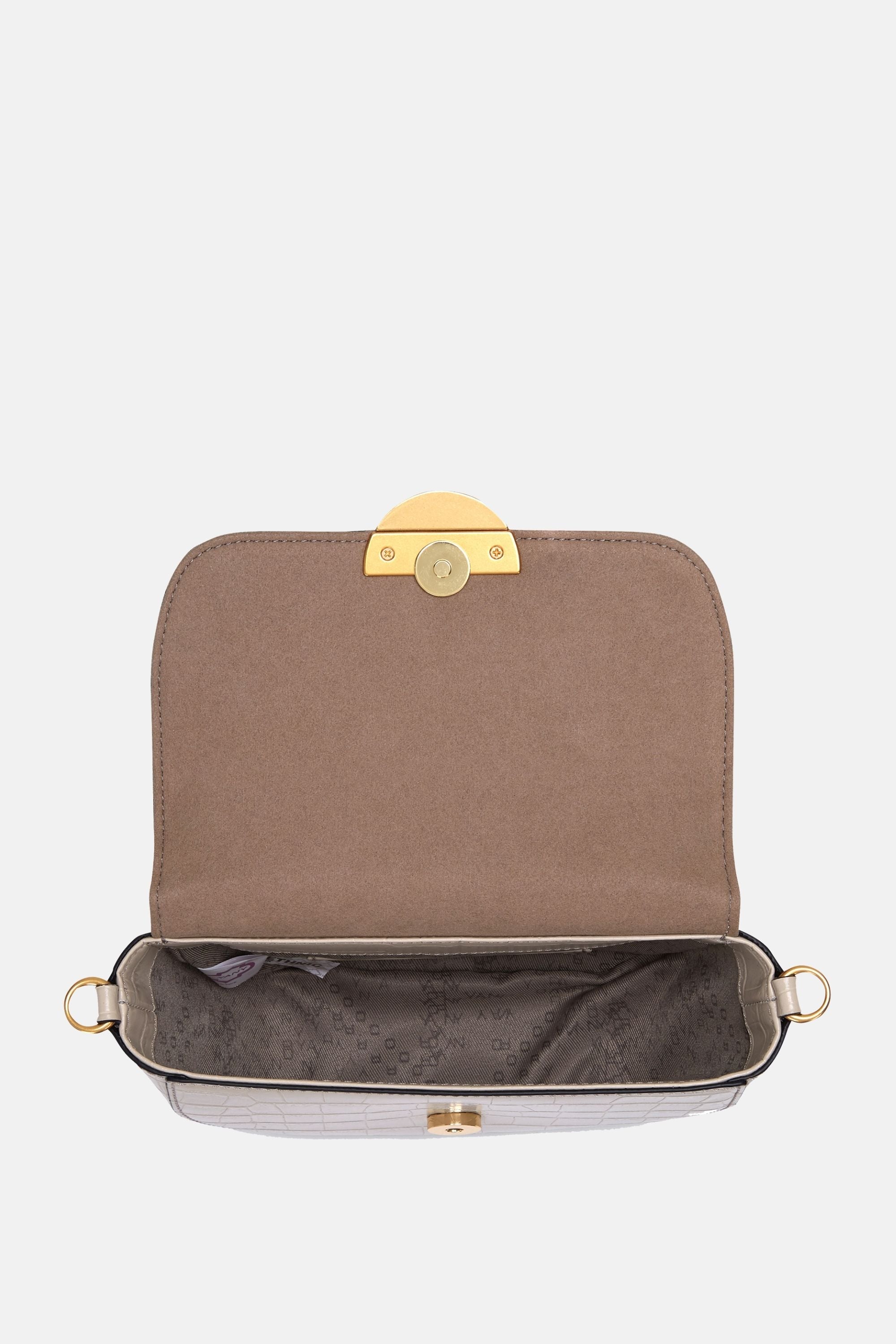 Oryany - Lottie Croco Crossbody Small Handbags - Cream / One size