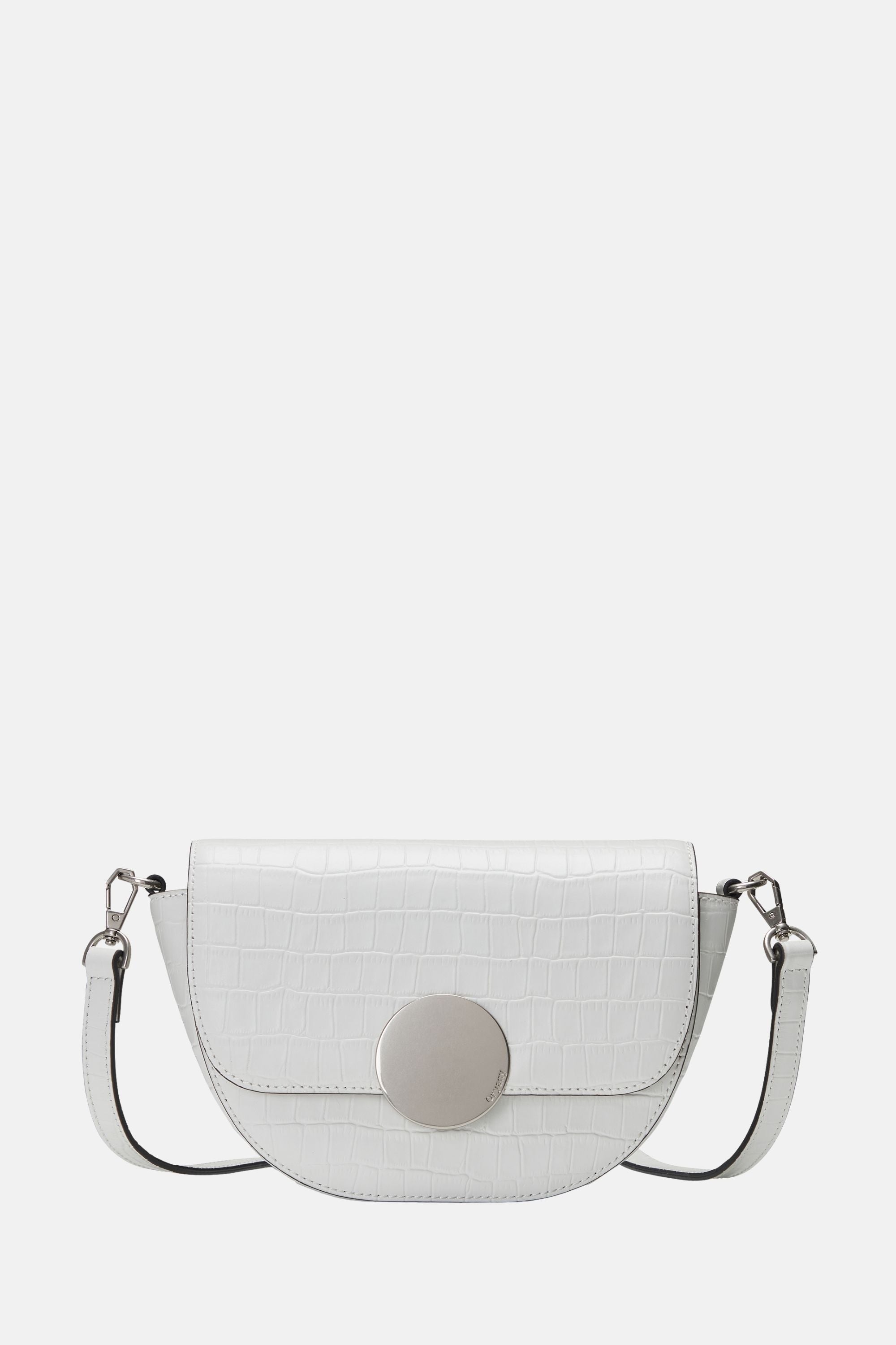 Oryany - Lottie Croco Crossbody Small Handbags - Off White / One size