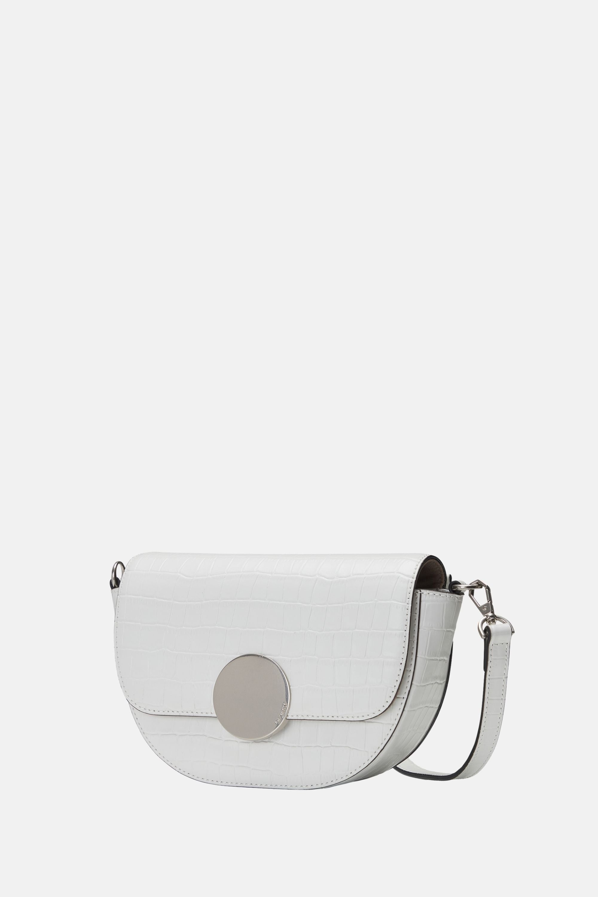 Oryany - Lottie Croco Crossbody Small Handbags - Off White / One size