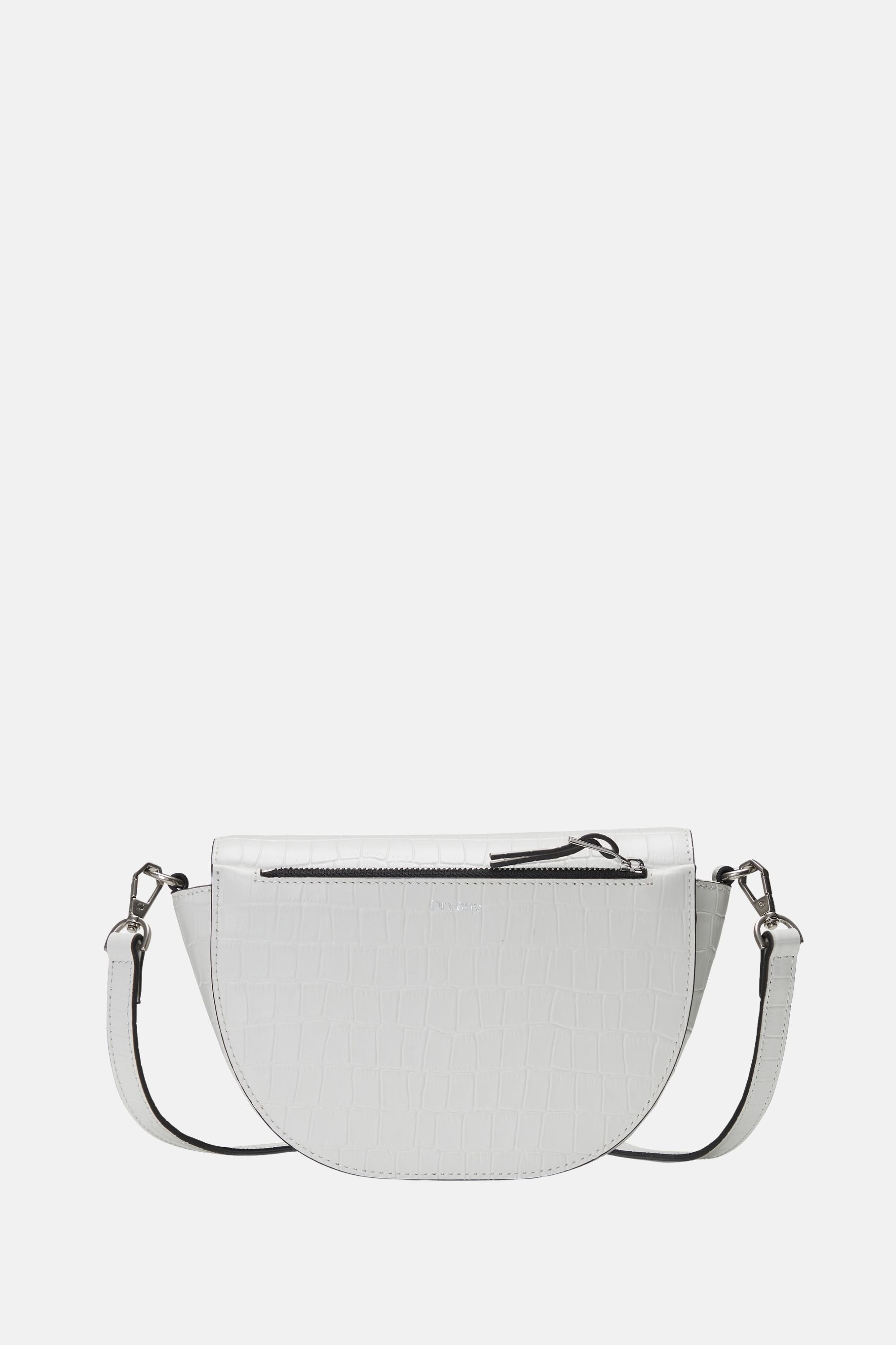 Oryany - Lottie Croco Crossbody Small Handbags - Off White / One size