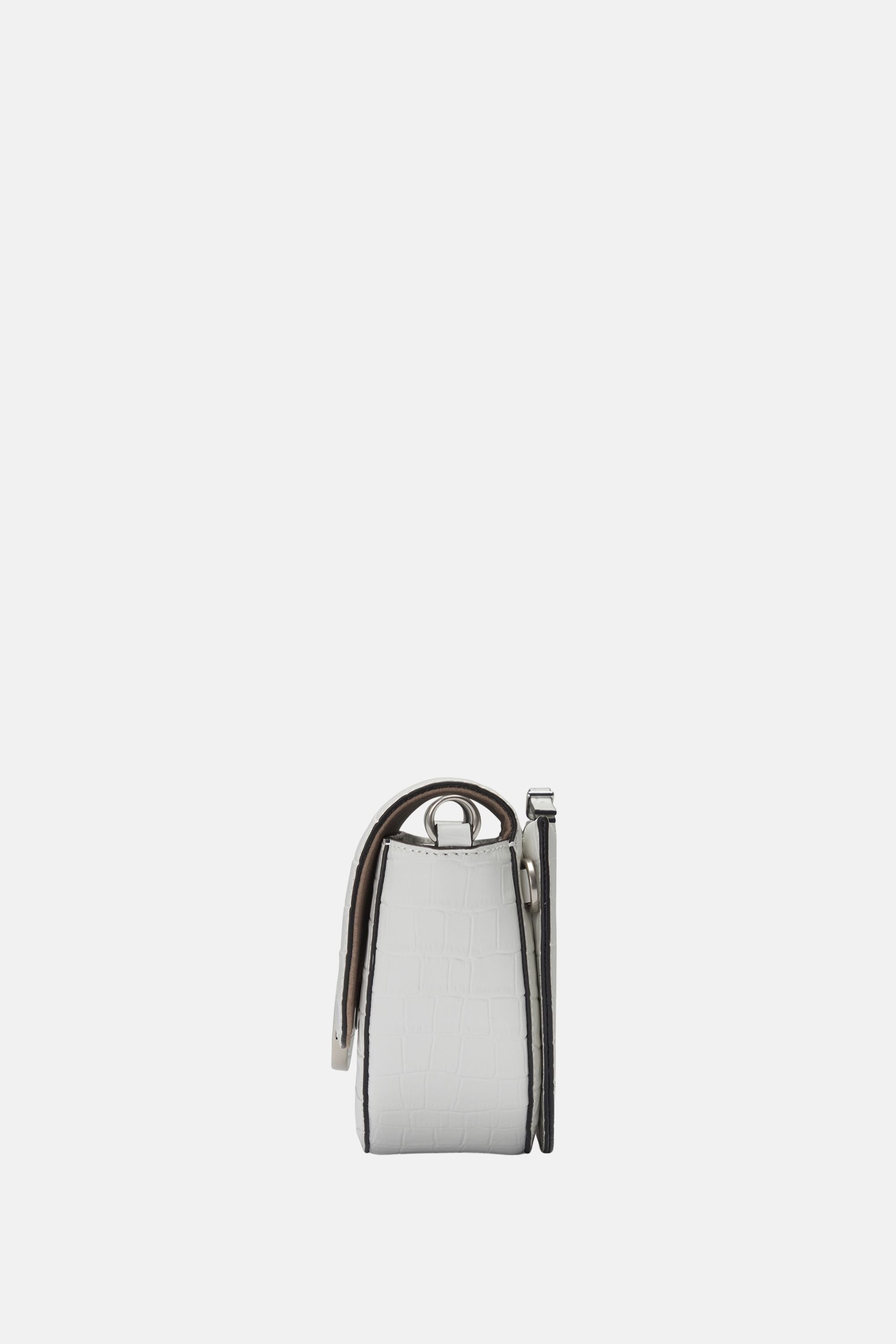 Oryany - Lottie Croco Crossbody Small Handbags - Off White / One size