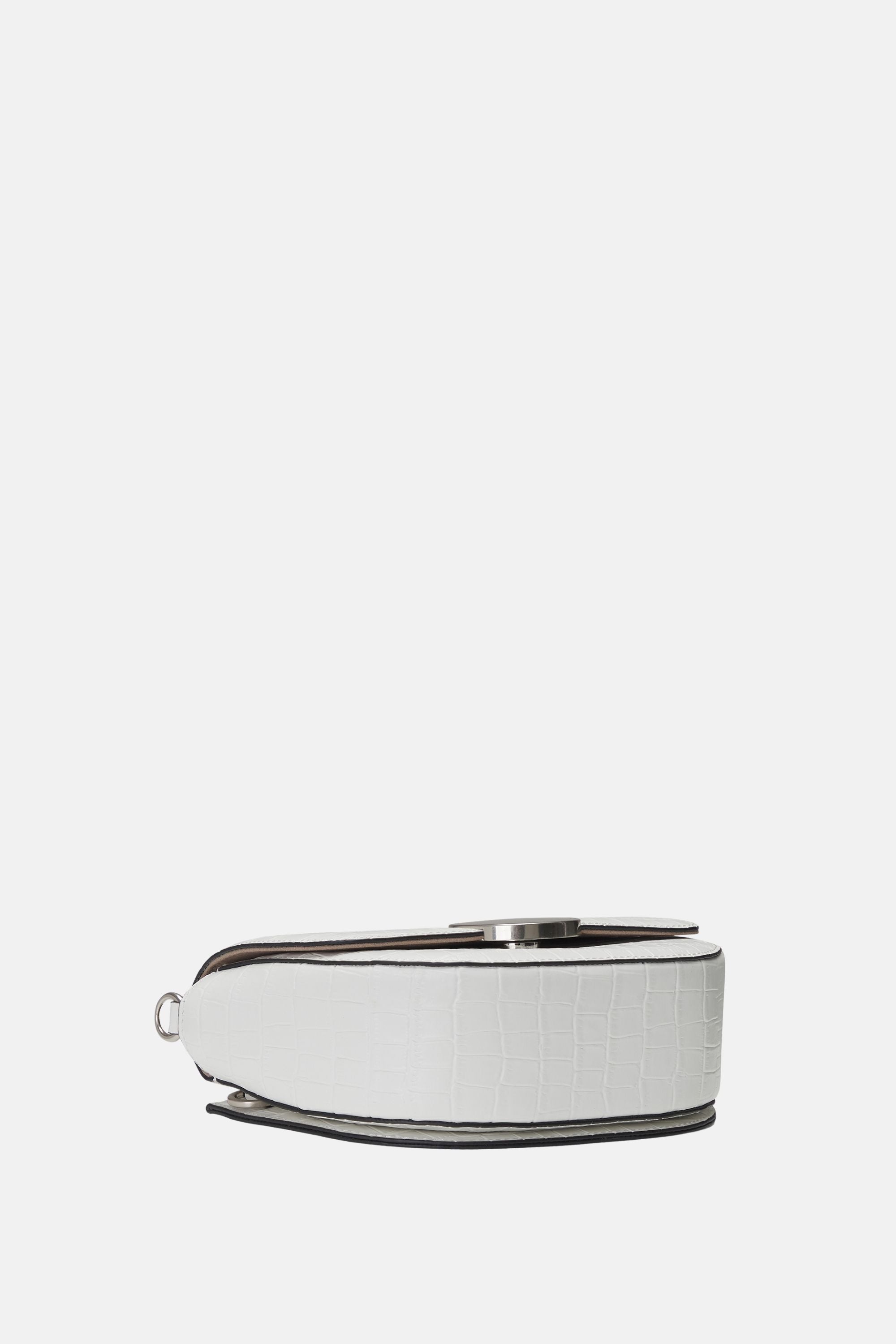 Oryany - Lottie Croco Crossbody Small Handbags - Off White / One size