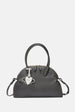Oryany - Adele Top Handle Handbags - Dark Grey Leather