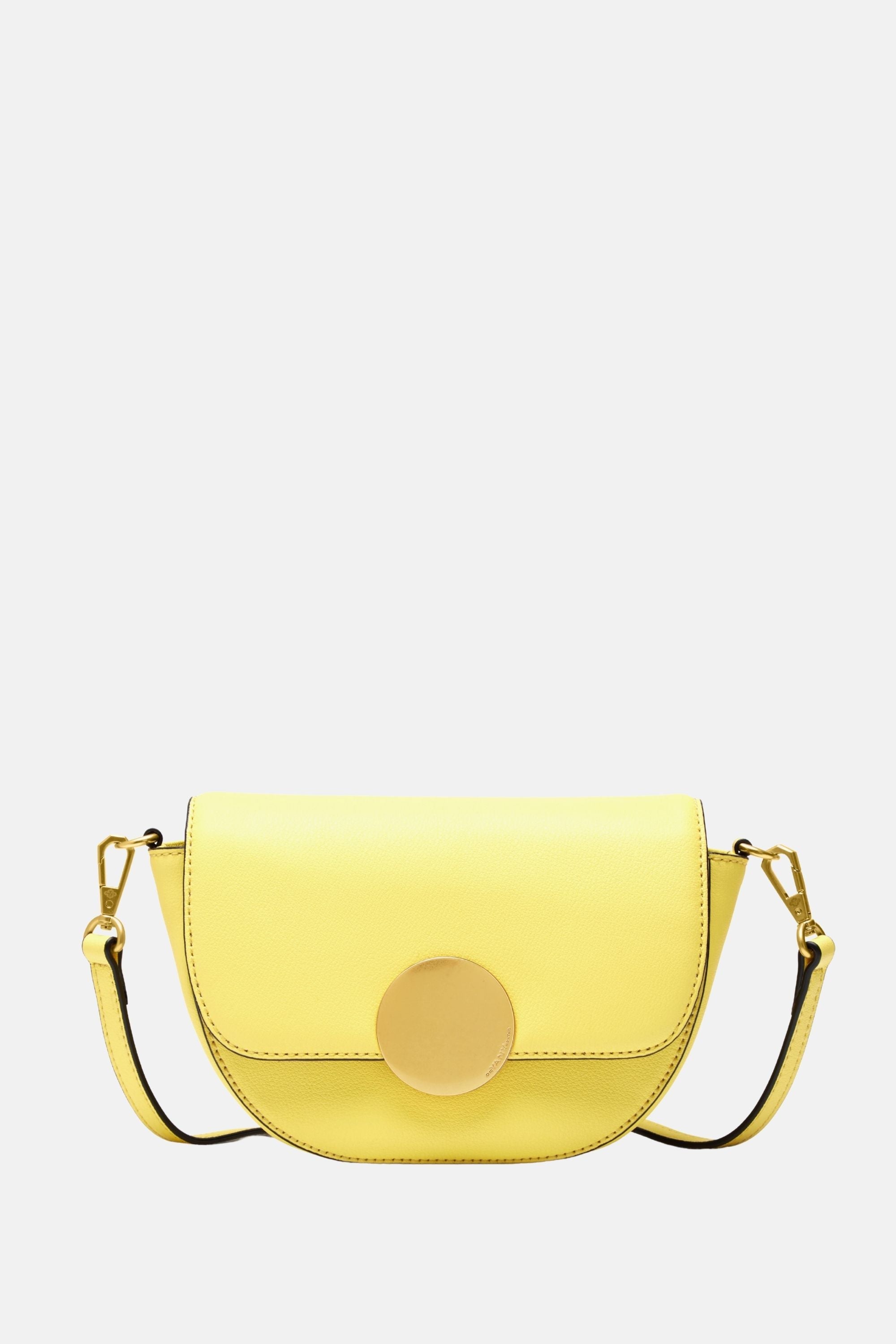 Oryany - Lottie Saddle Crossbody Small Handbags - Banana / One size