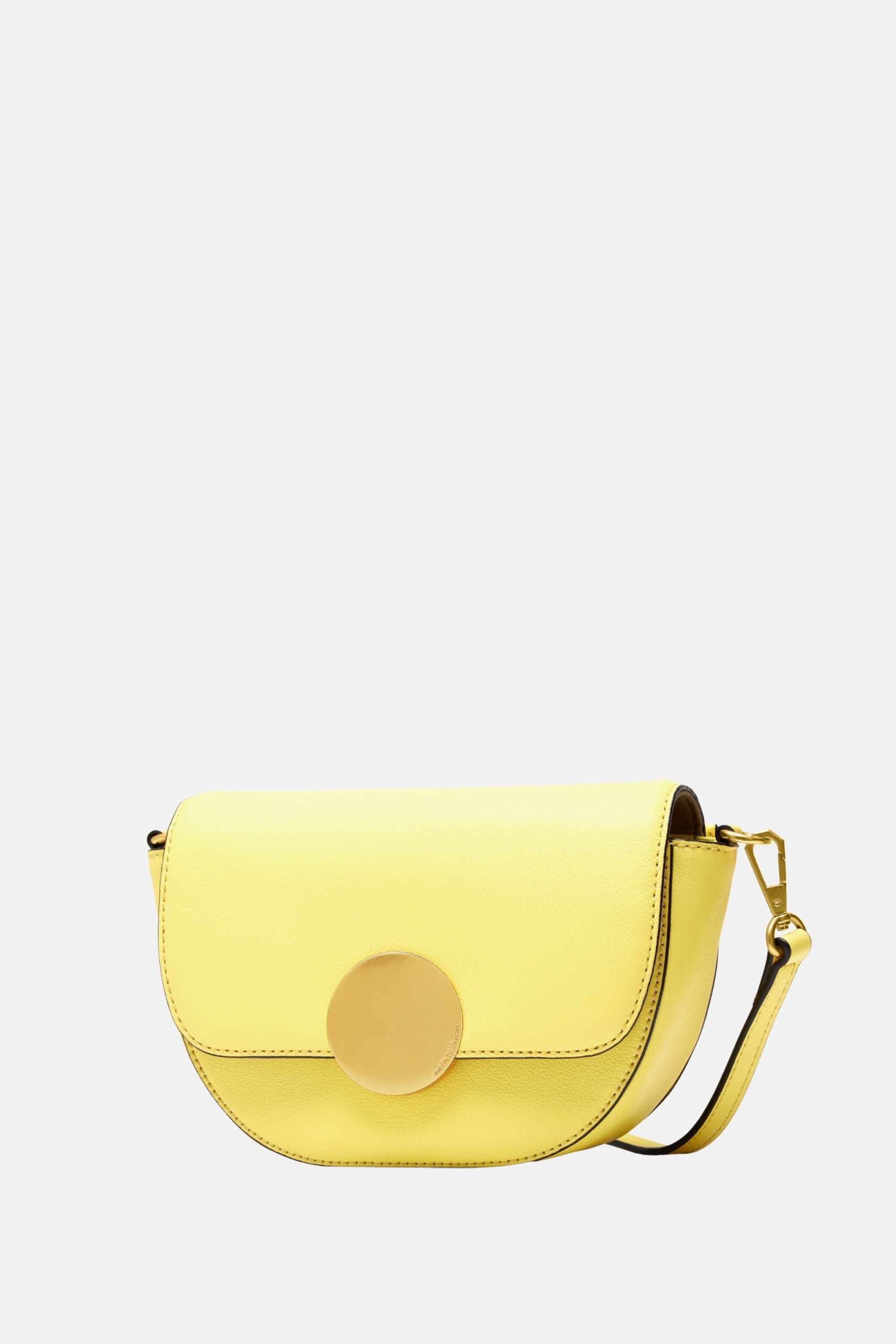 Oryany - Lottie Saddle Crossbody Small Handbags - Banana / One size