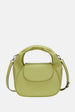 Sample Product - Oryany - Anaan Medium Satchel Tote – Top Handle Crossbody Bag - Sweet Green  Leather