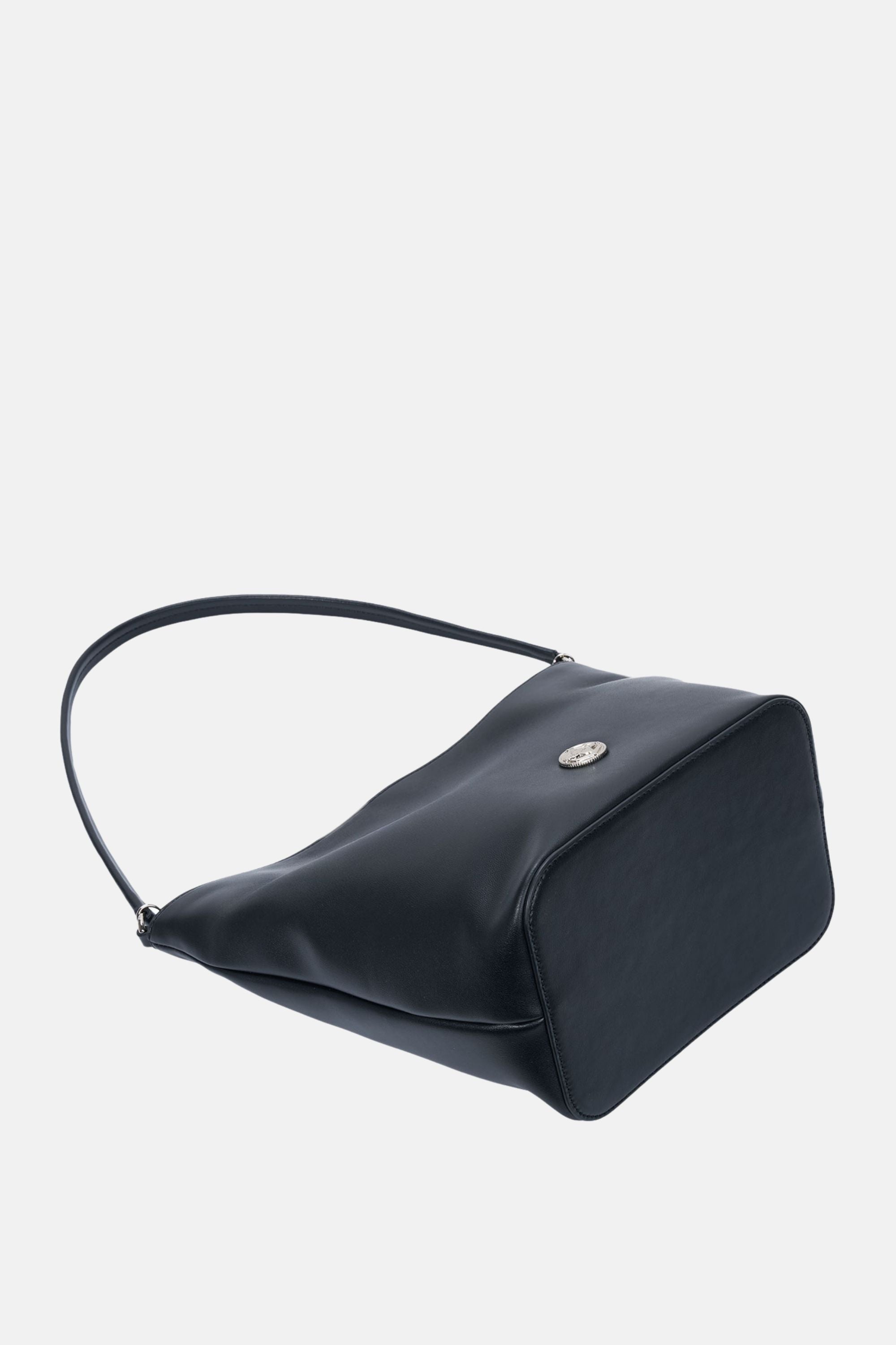 Ball Chain Bucket Bag - Black / One size