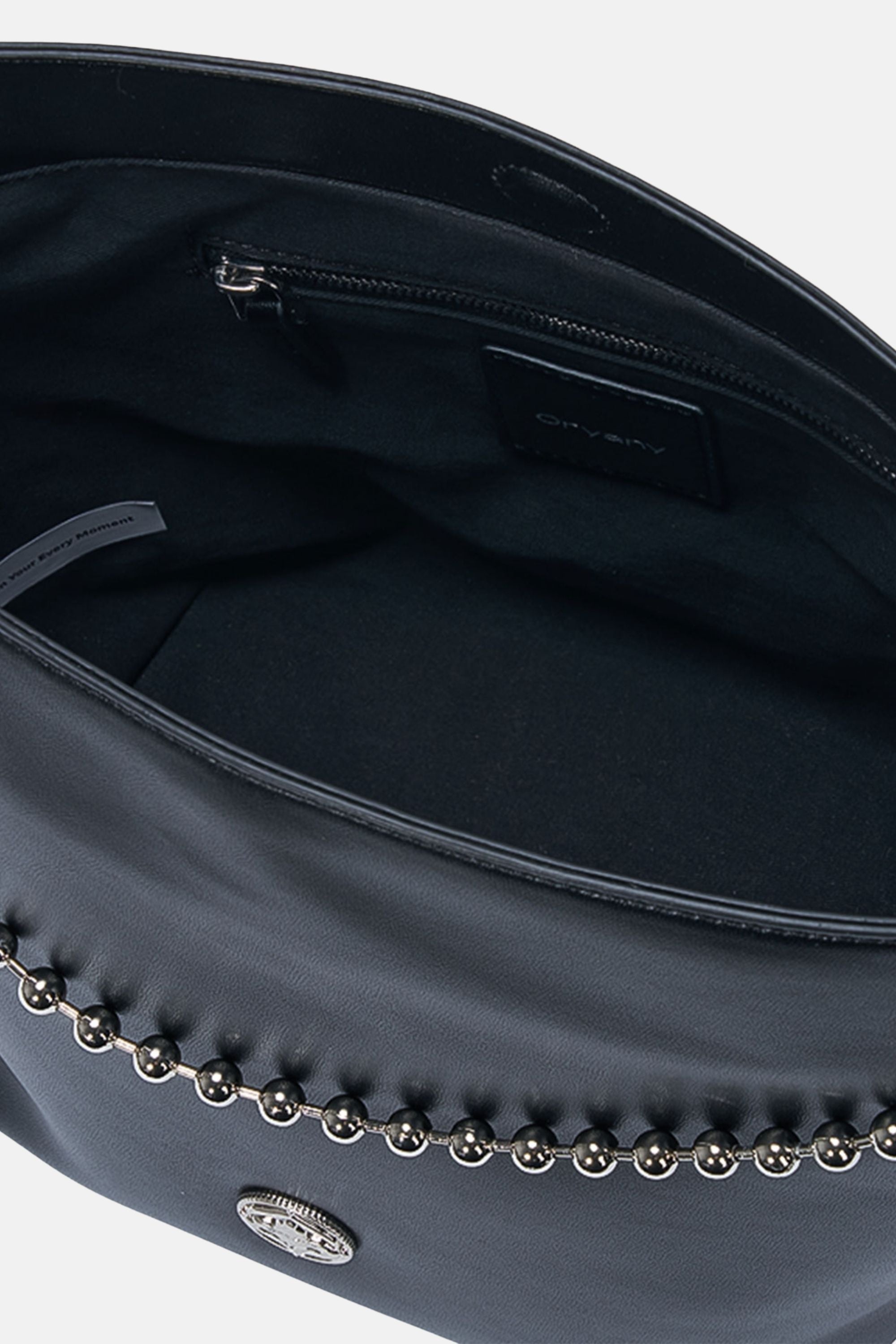 Ball Chain Bucket Bag - Black / One size