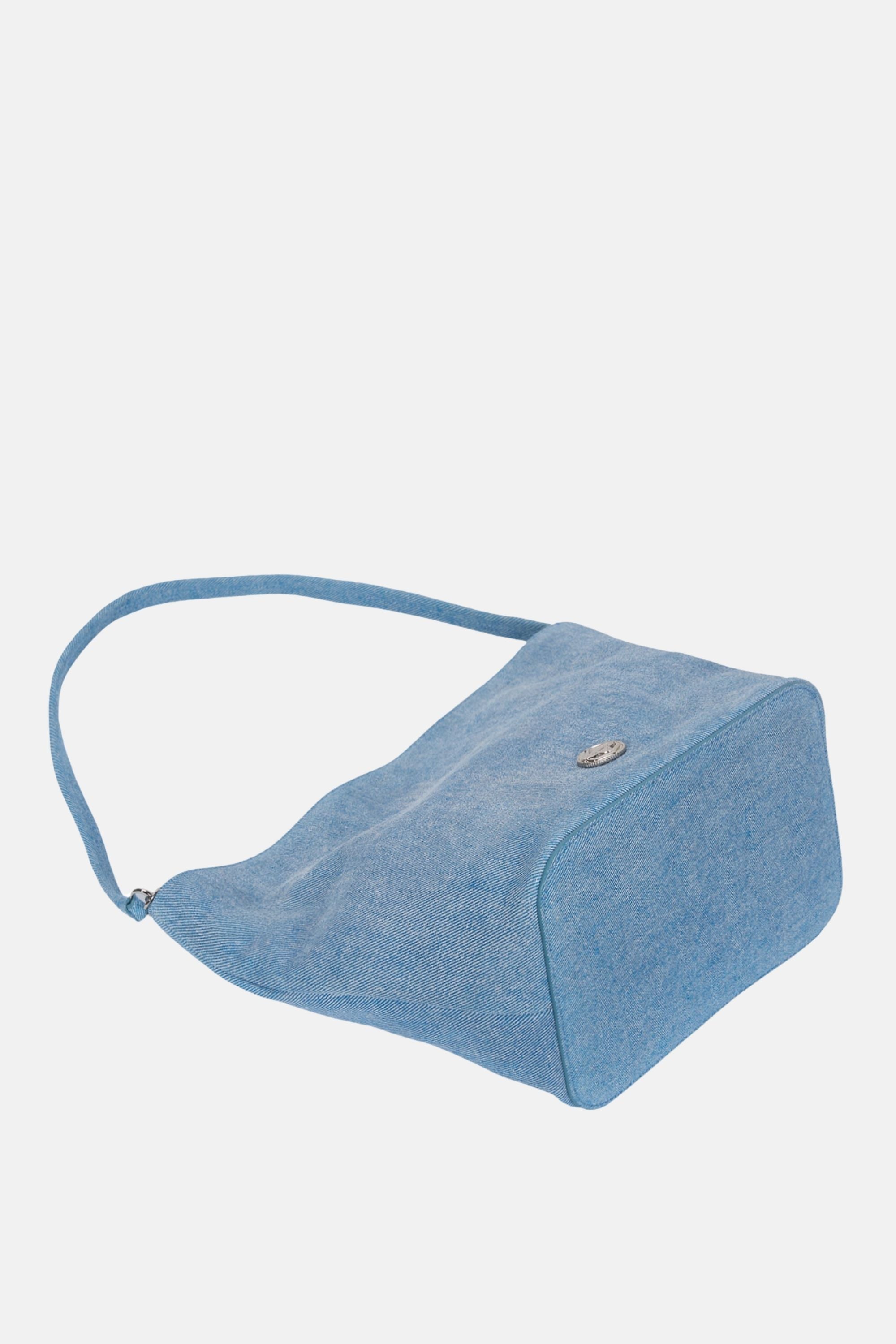 Ball Chain Bucket Bag - Denim Blue / One size