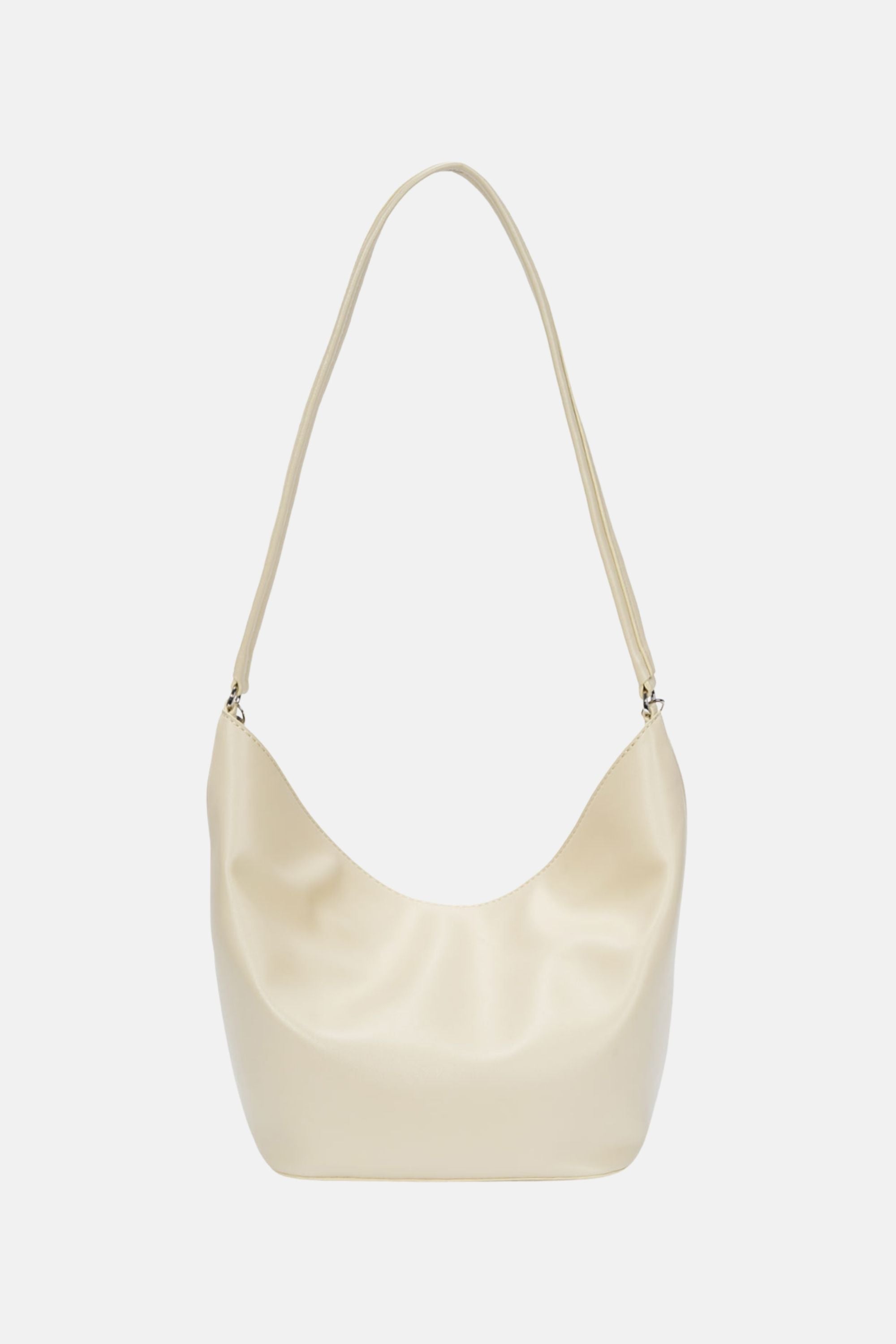Ball Chain Bucket Bag - Lemon Cream / One size