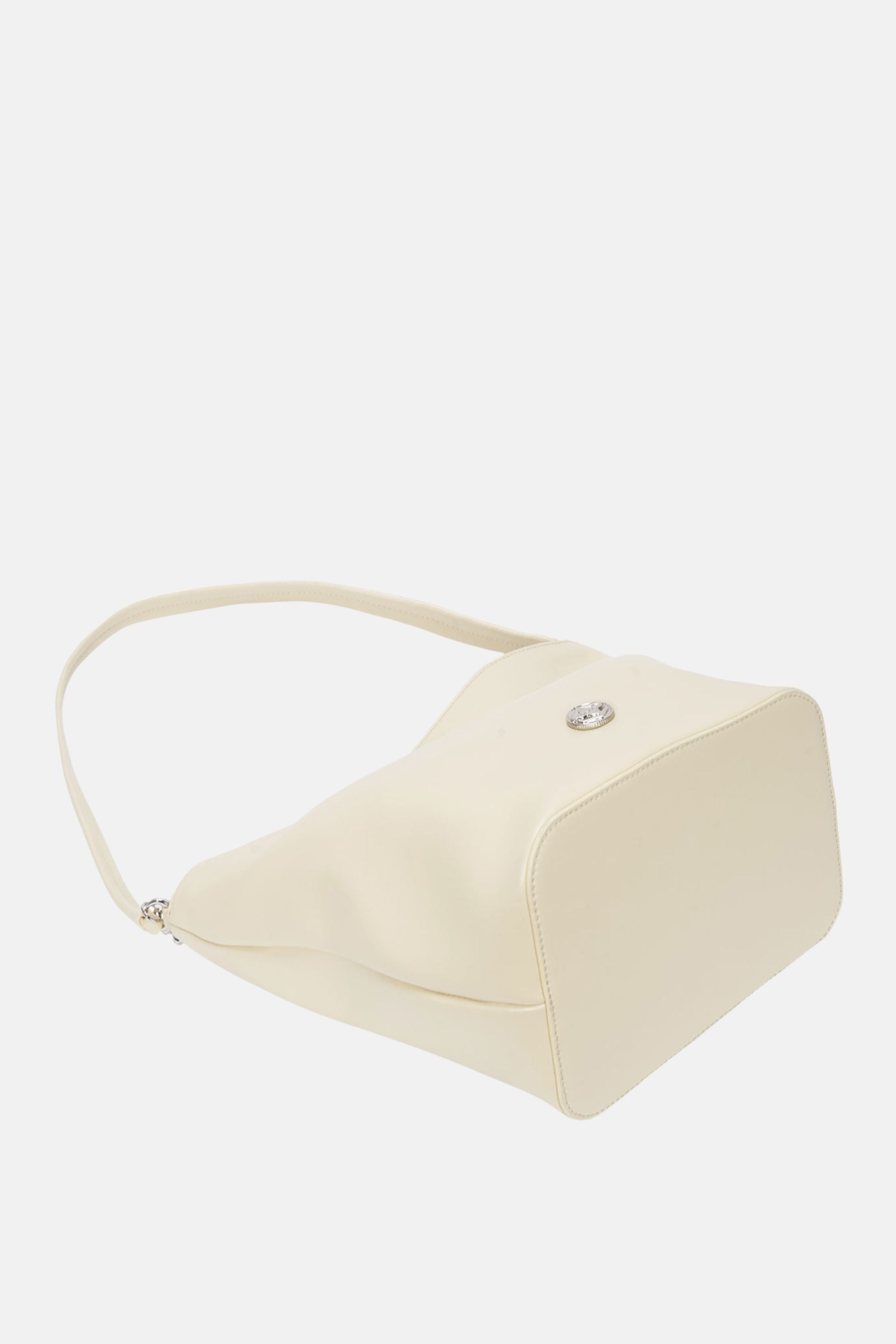 Ball Chain Bucket Bag - Lemon Cream / One size