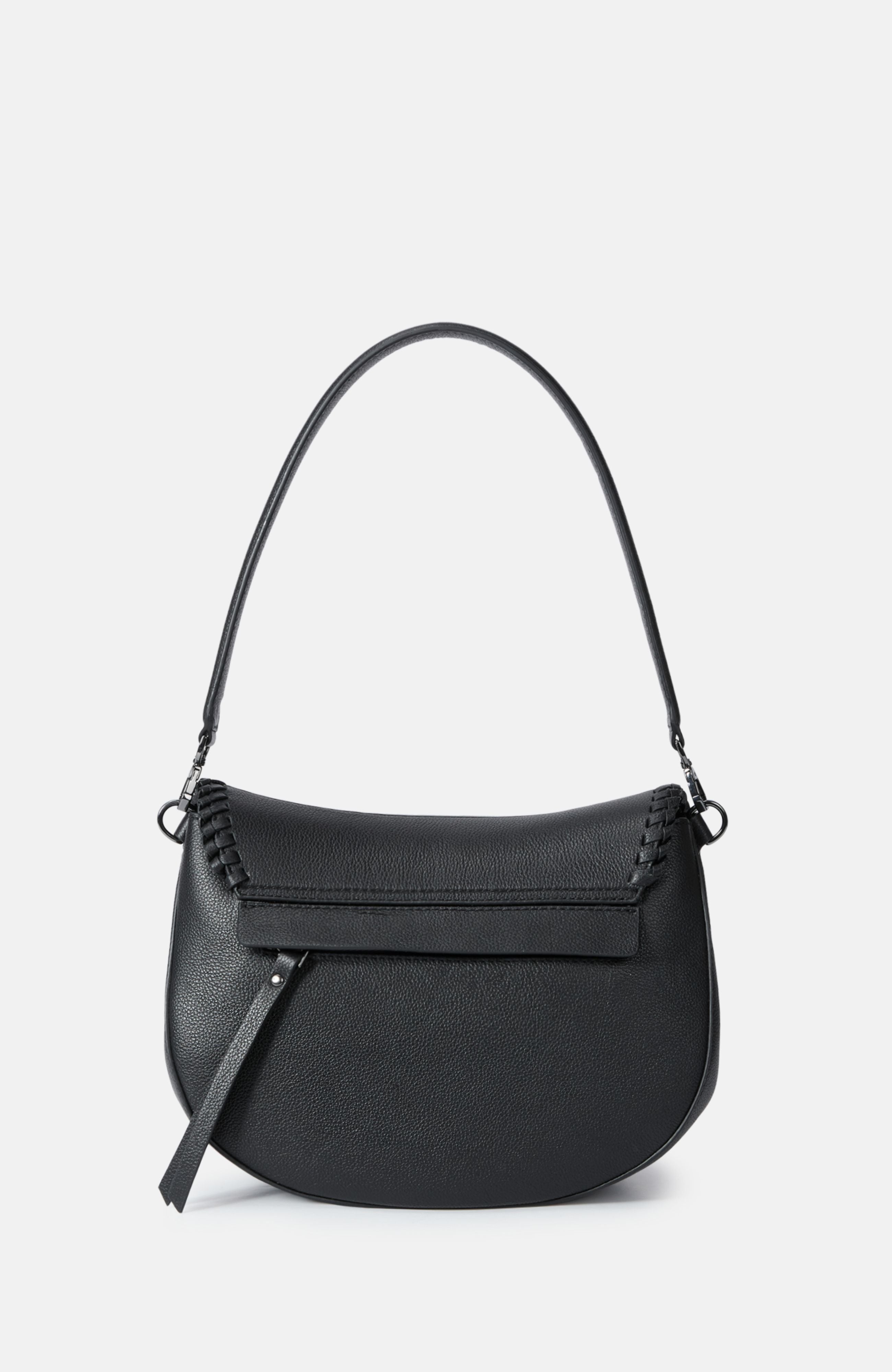 Sample Product - Oryany - Bentley Saddle Bag Medium - Black Leather