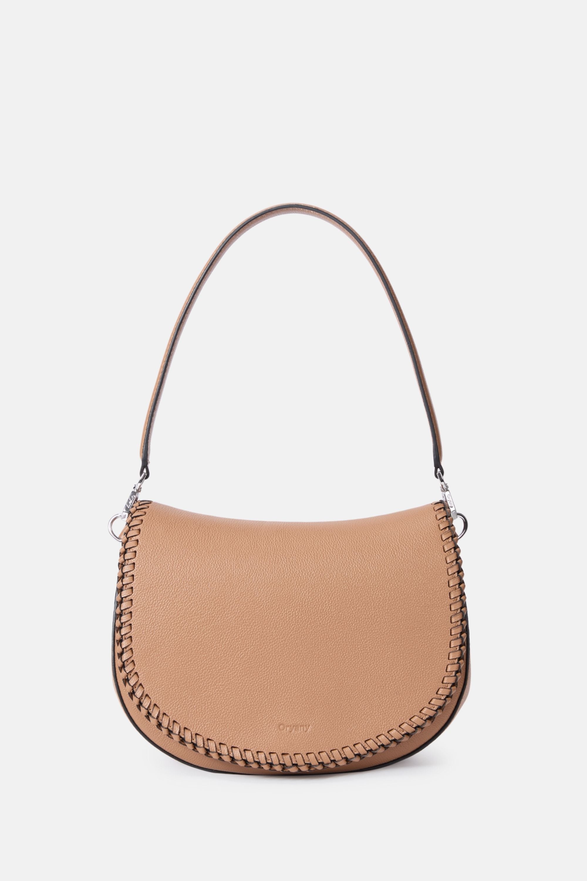 Sample Product - Oryany - Bentley Saddle Bag Medium - Sand Brown Leather