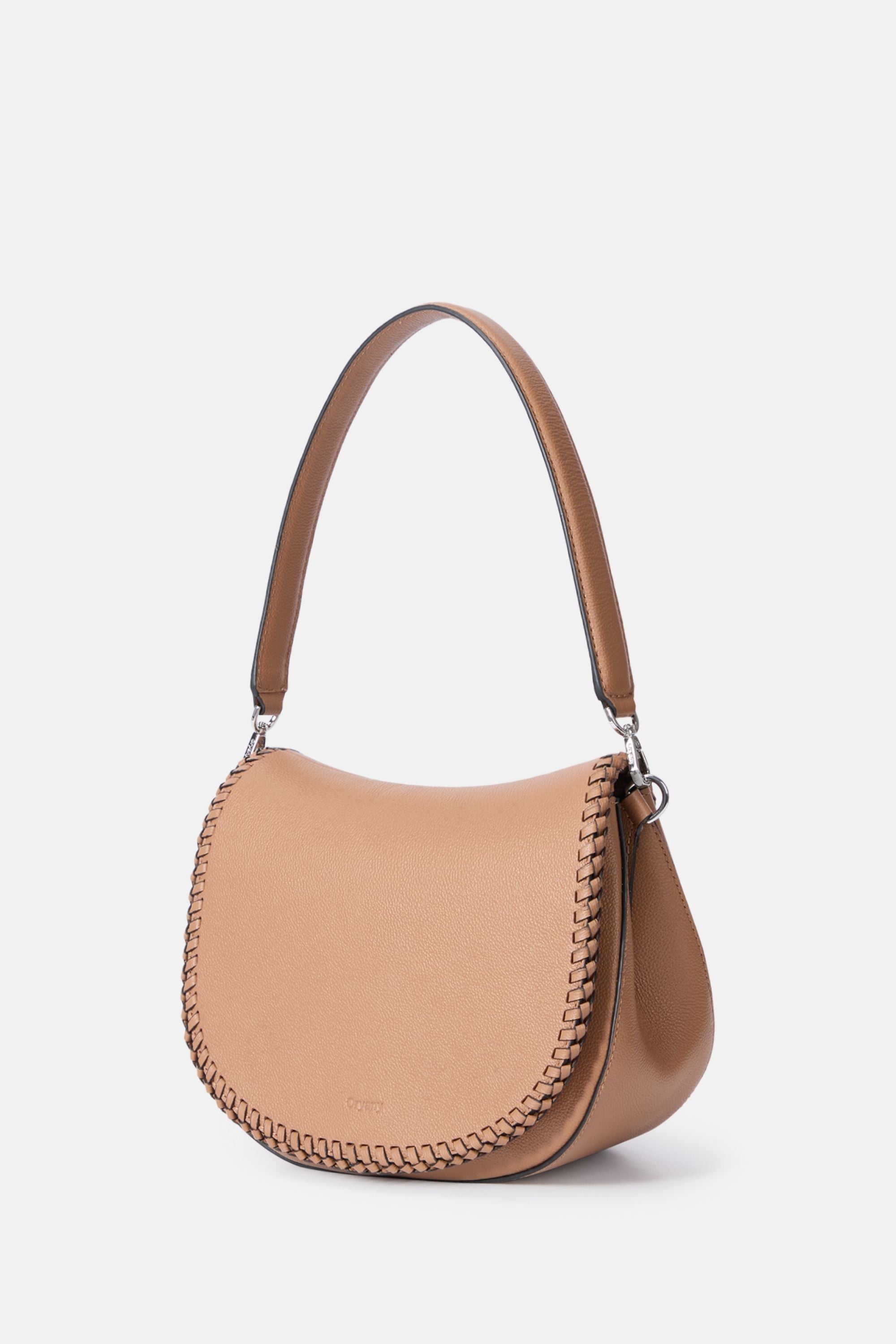 Sample Product - Oryany - Bentley Saddle Bag Medium - Sand Brown Leather
