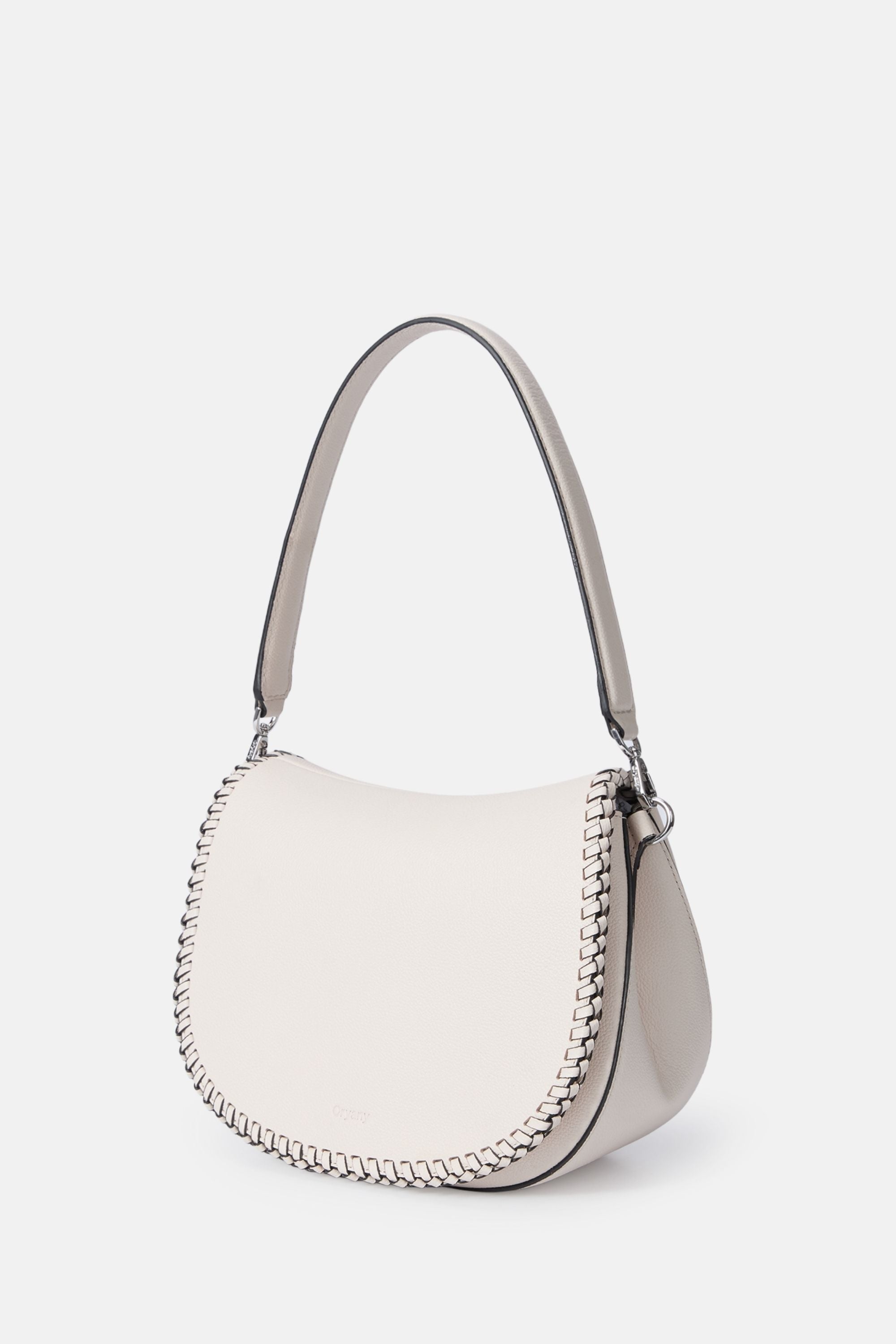 Sample Product - Oryany - Bentley Saddle Bag Medium - Vanilla Cream Leather