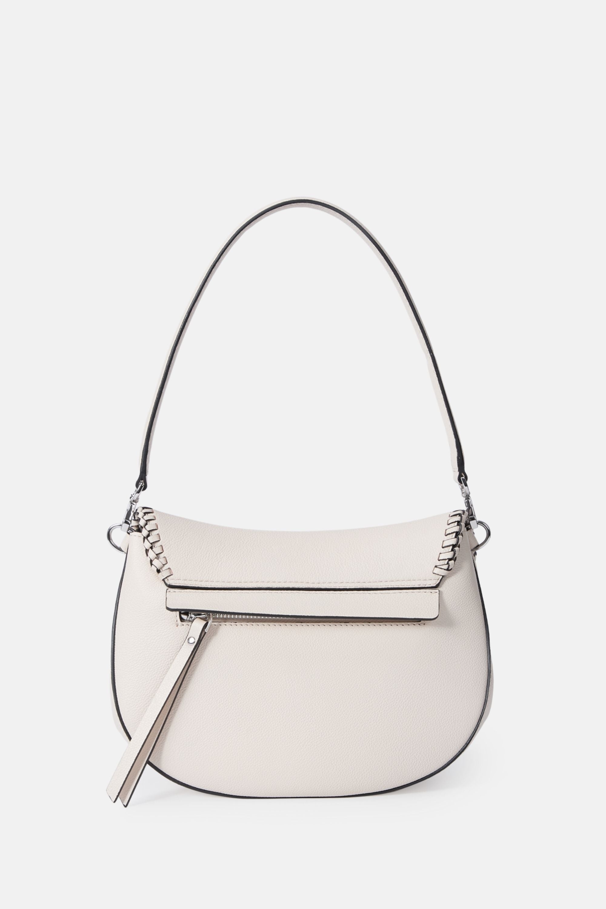 Sample Product - Oryany - Bentley Saddle Bag Medium - Vanilla Cream Leather