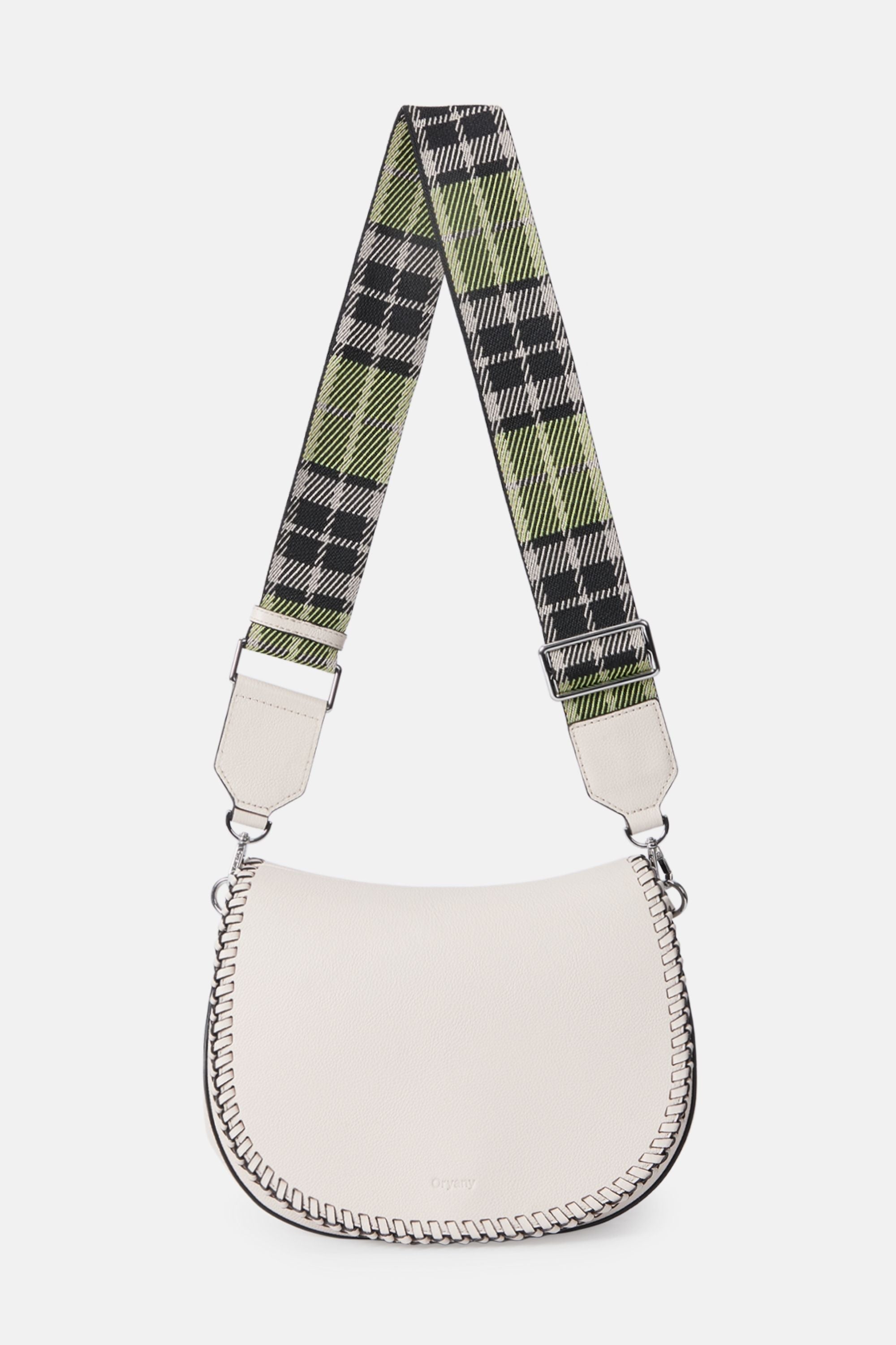 Sample Product - Oryany - Bentley Saddle Bag Medium - Vanilla Cream Leather
