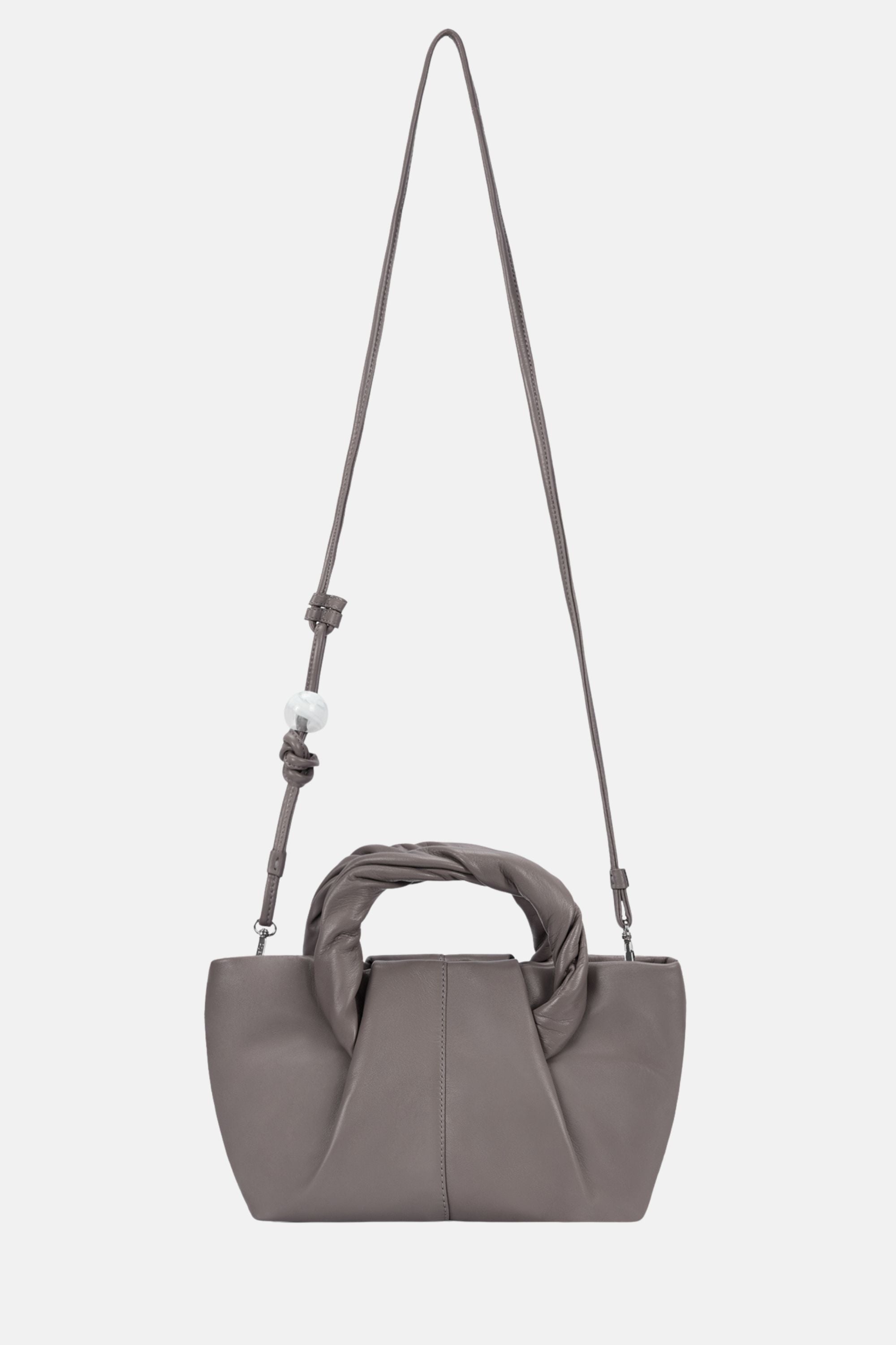 Oryany - Cozy Satchel Medium Crossbody Handbags - Warm Grey / One size