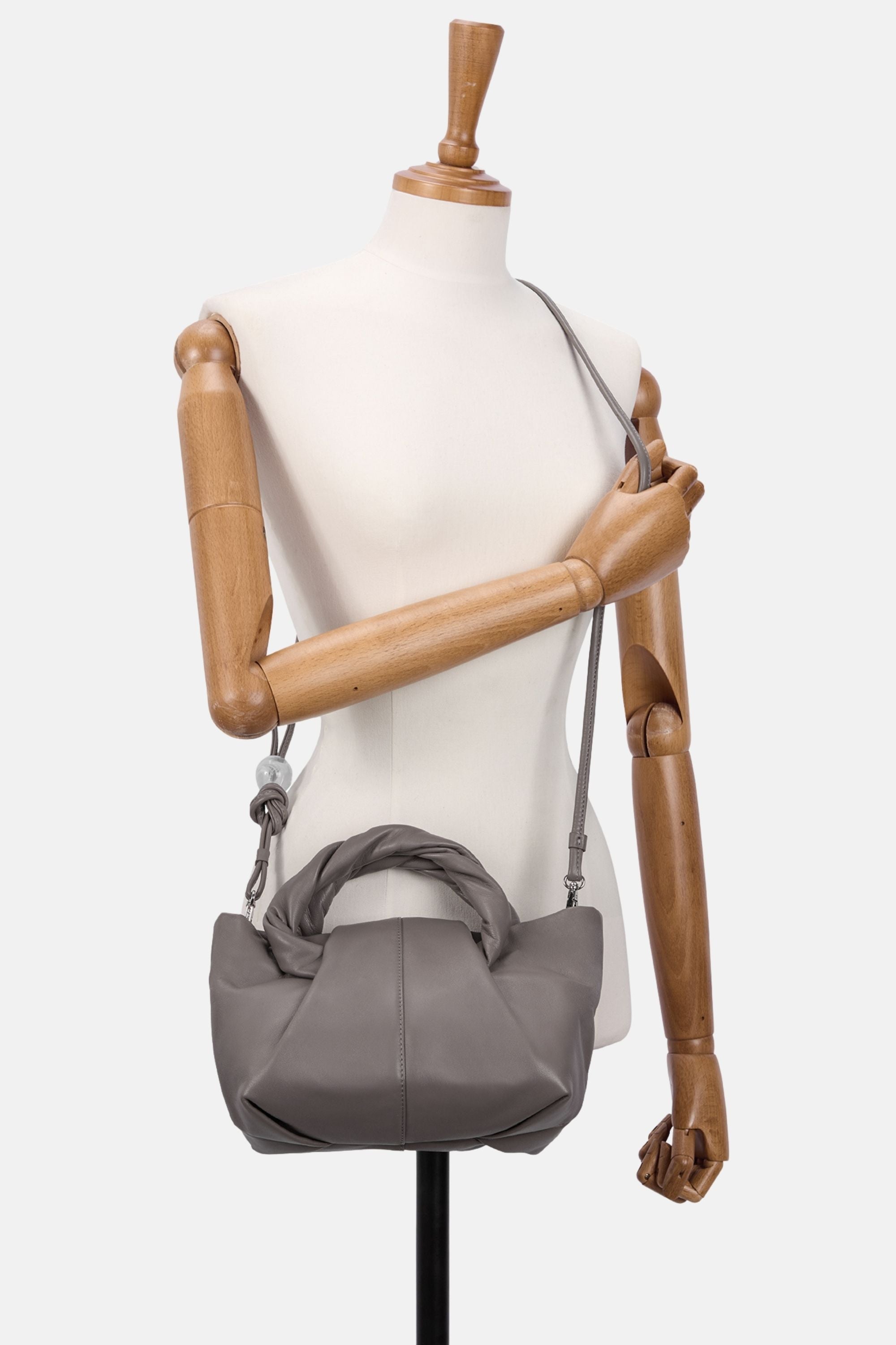 Oryany - Cozy Satchel Medium Crossbody Handbags - Warm Grey / One size
