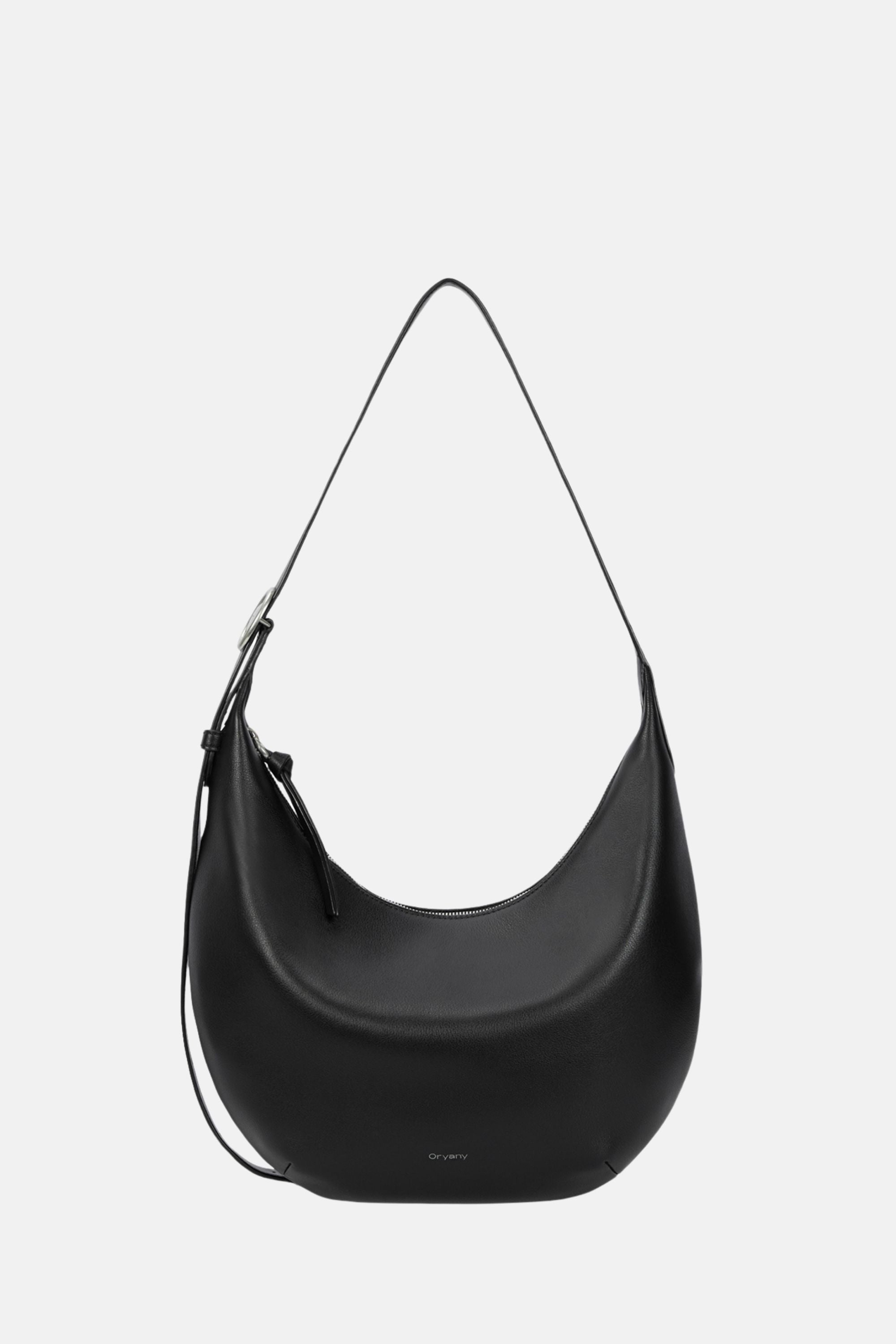 Crescent Shoulder - Hobo Bag - Black / One size