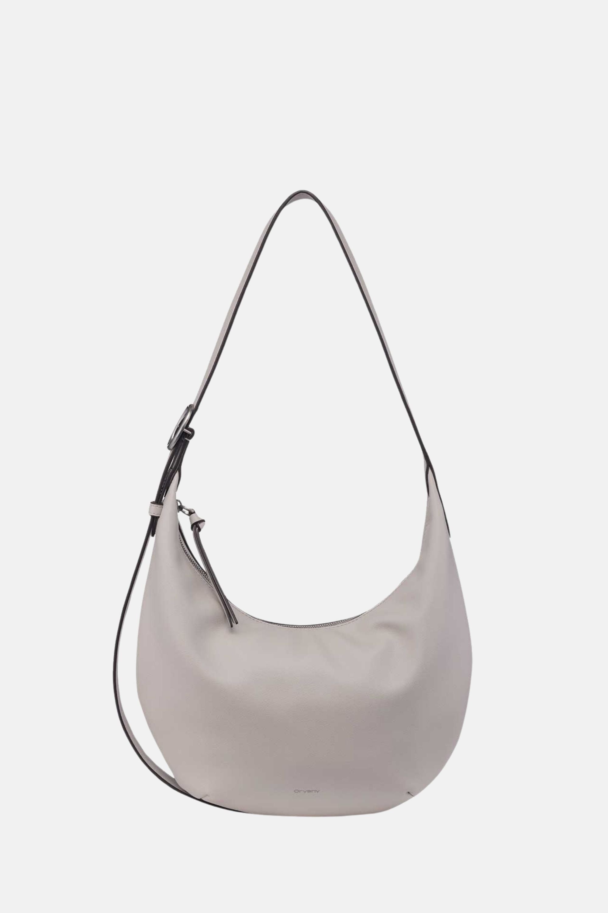 Crescent Shoulder - Hobo Bag - Ecru White / One size