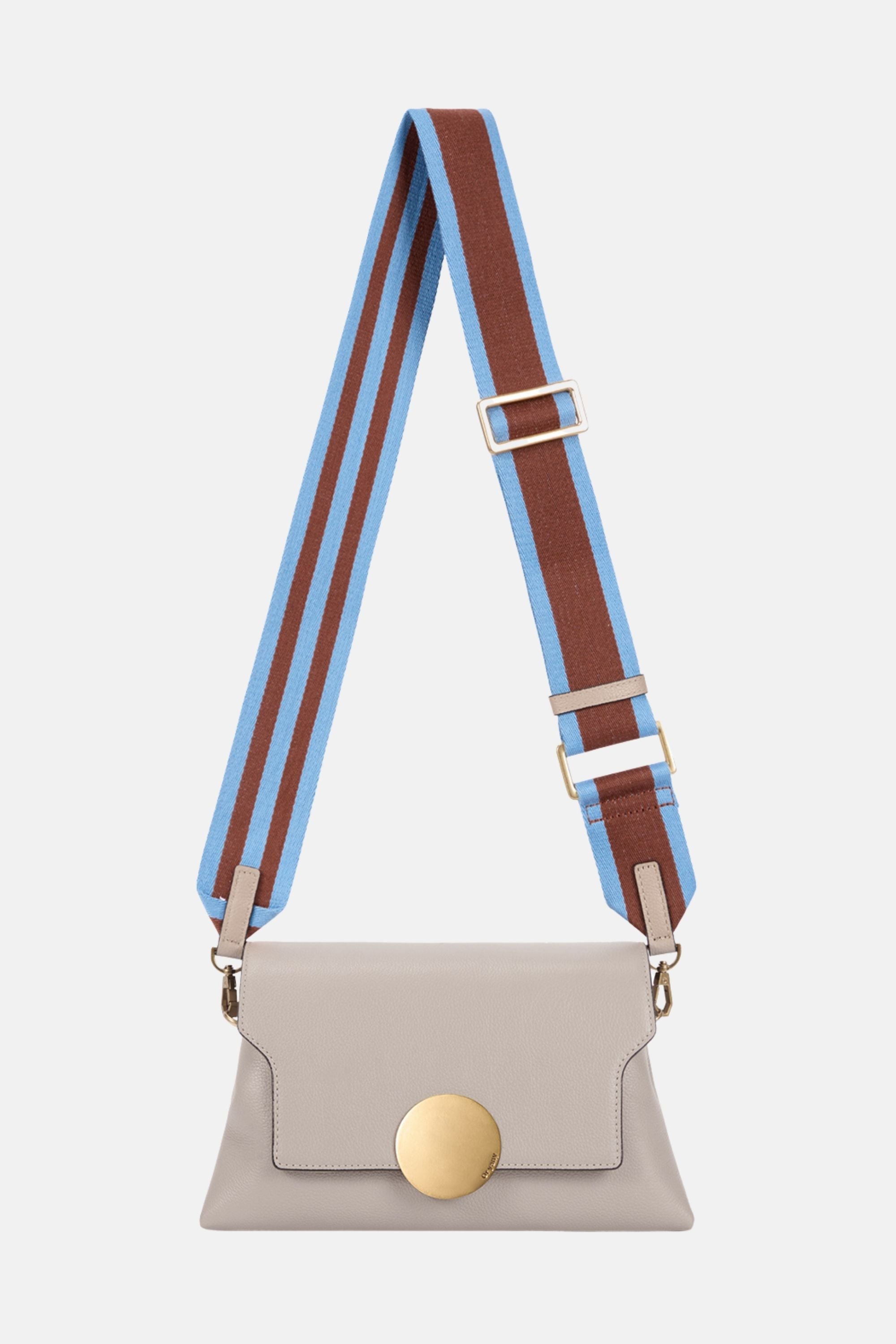Oryany - Lottie Flap Crossbody Medium Handbags - Taupe / One size
