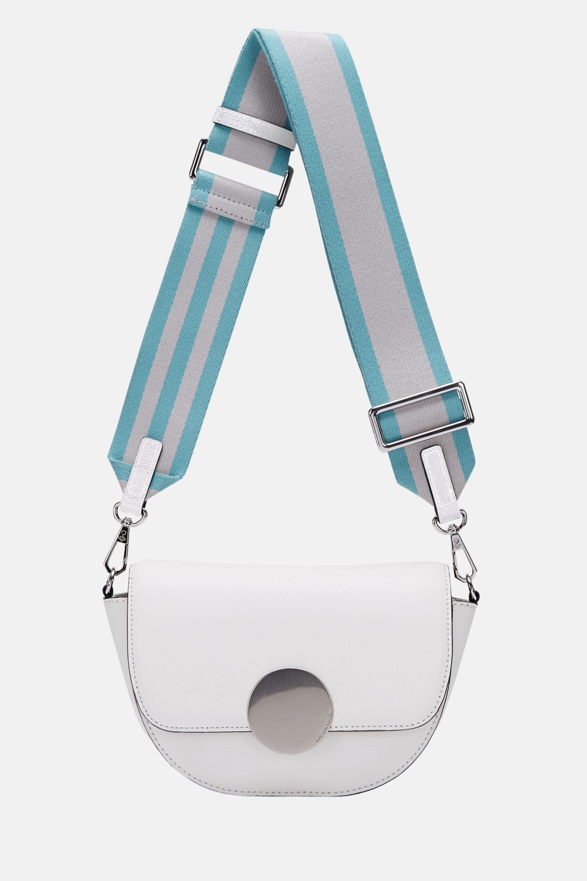 Oryany - Lottie Saddle Crossbody Small Handbags - Cloud / One size