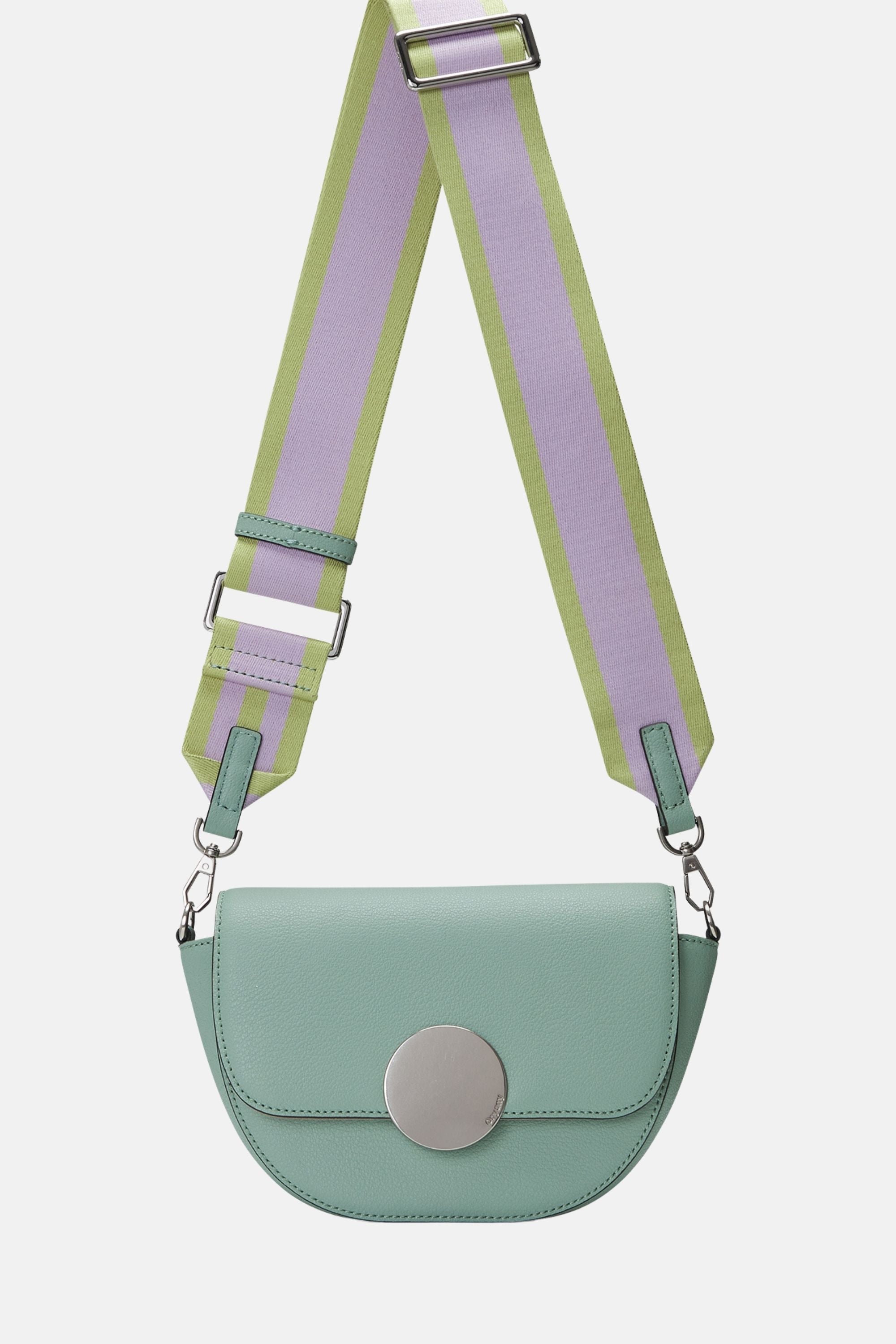 Oryany - Lottie Saddle Crossbody Small Handbags - Dusty Mint / One size