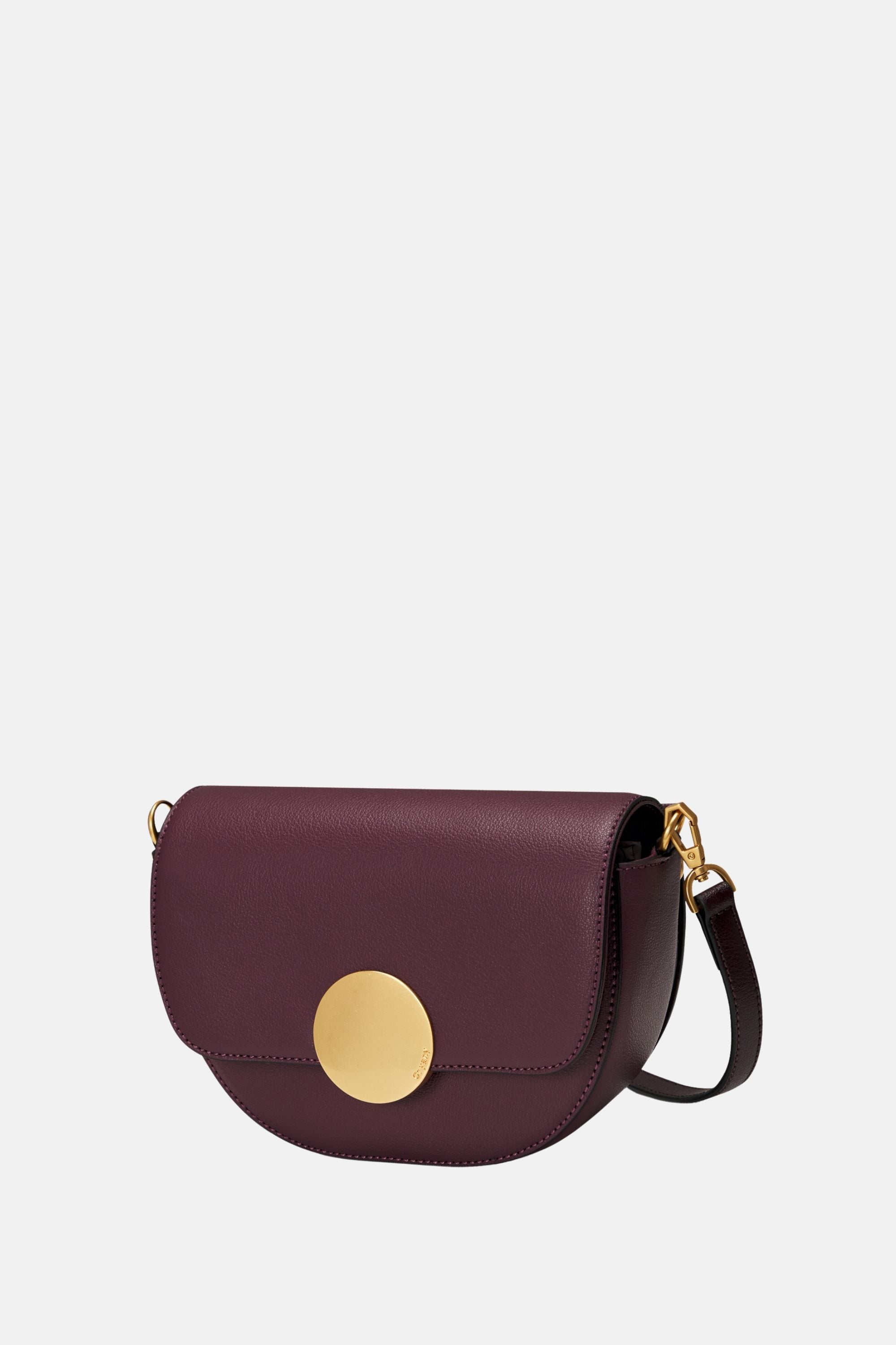 Oryany - Lottie Saddle Crossbody Small Handbags - Maroon / One size