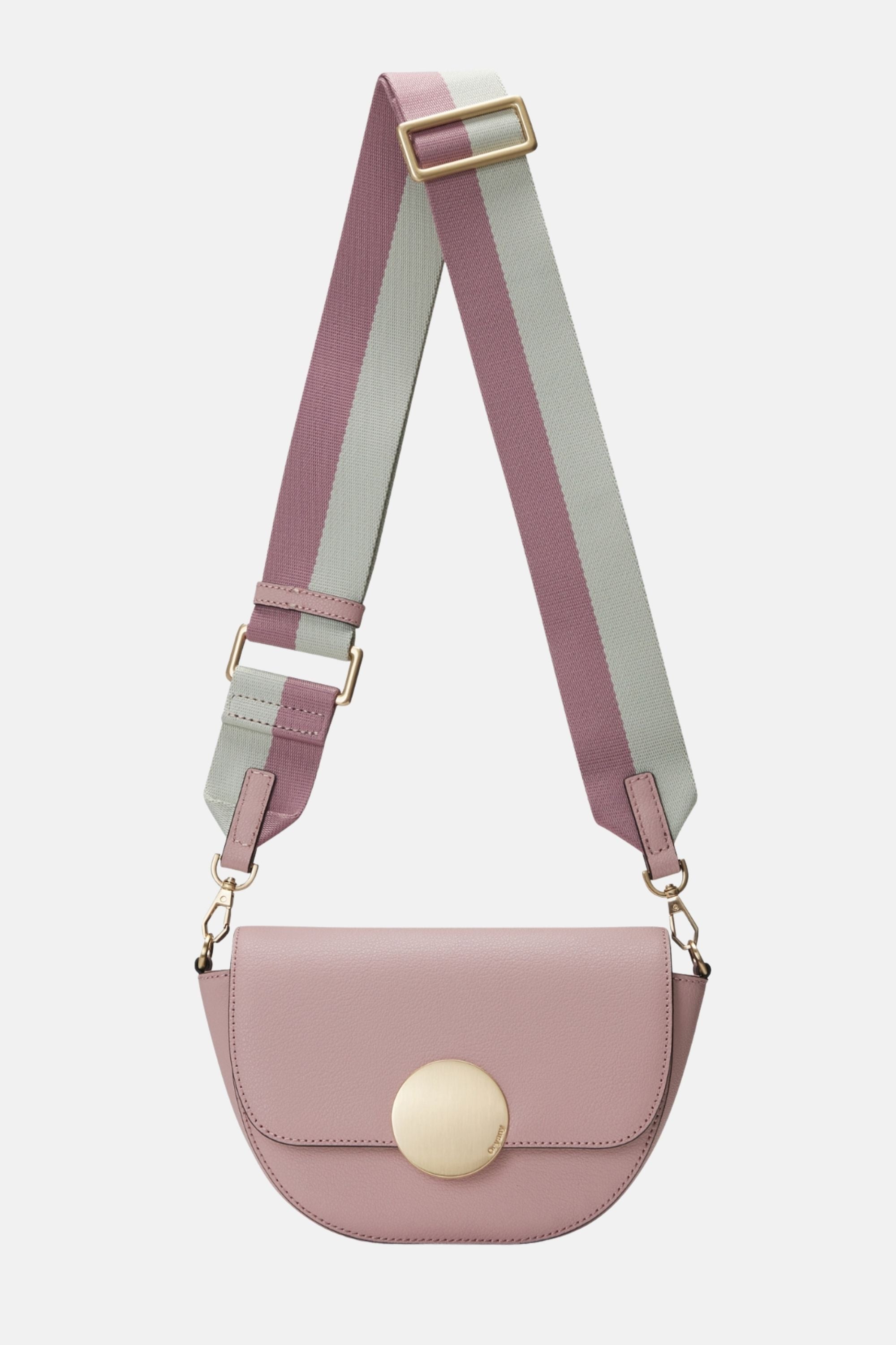 Oryany - Lottie Saddle Crossbody Small Handbags - Vintage Pink / One size