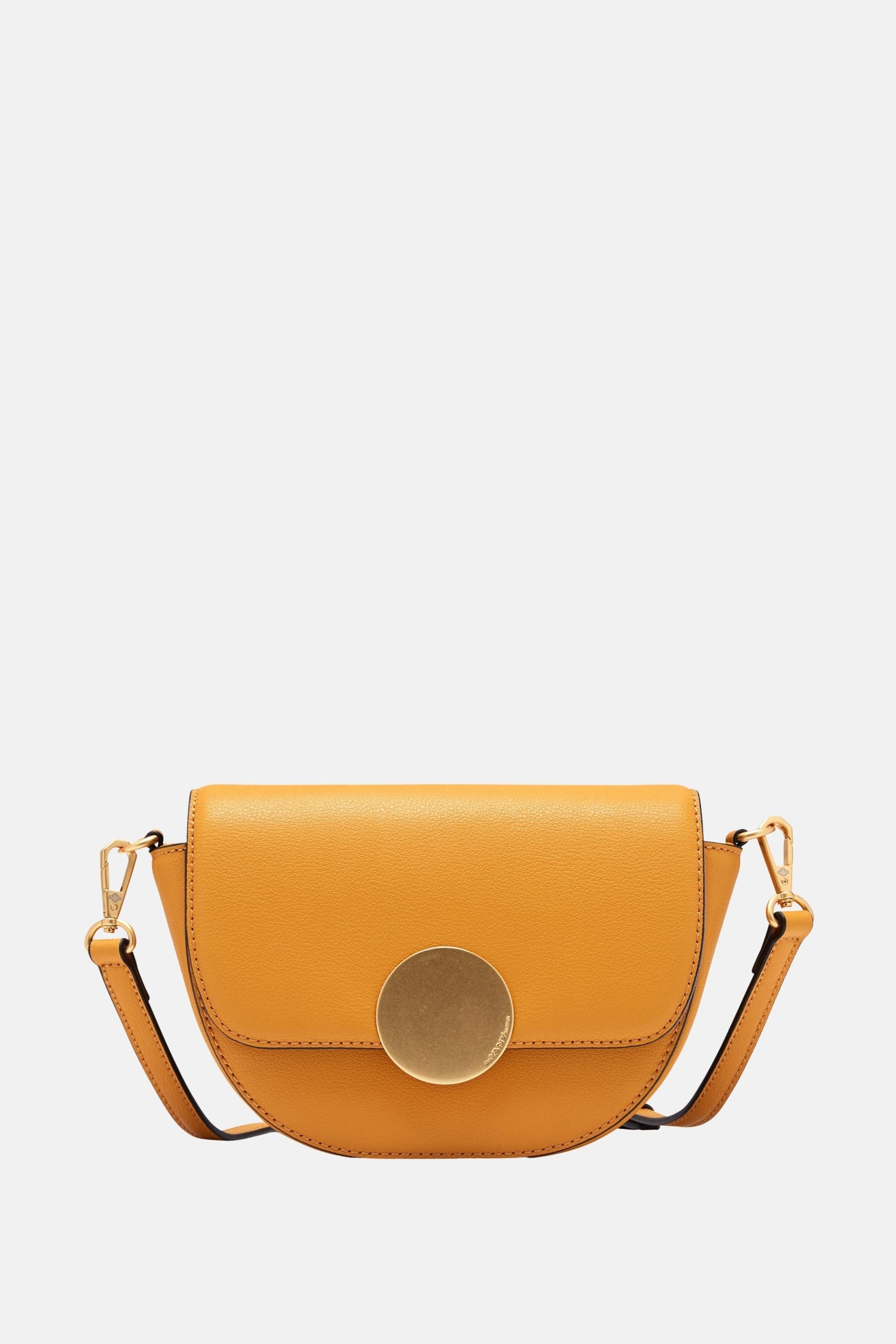 Oryany - Lottie Saddle Crossbody Small Handbags - Yellow / One size