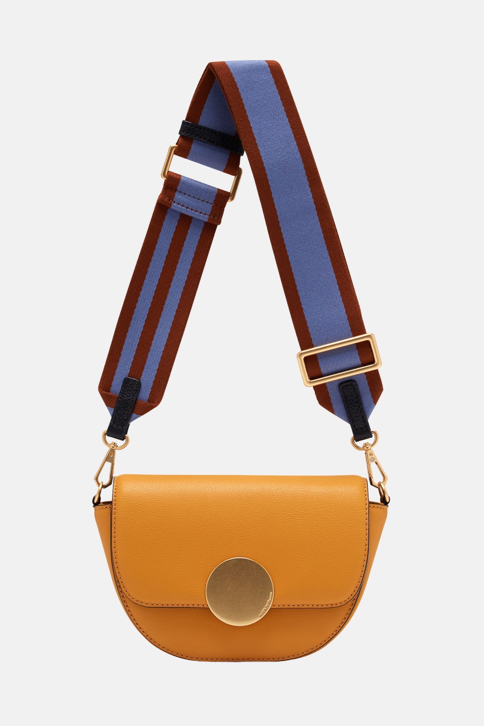 Oryany - Lottie Saddle Crossbody Small Handbags - Yellow / One size
