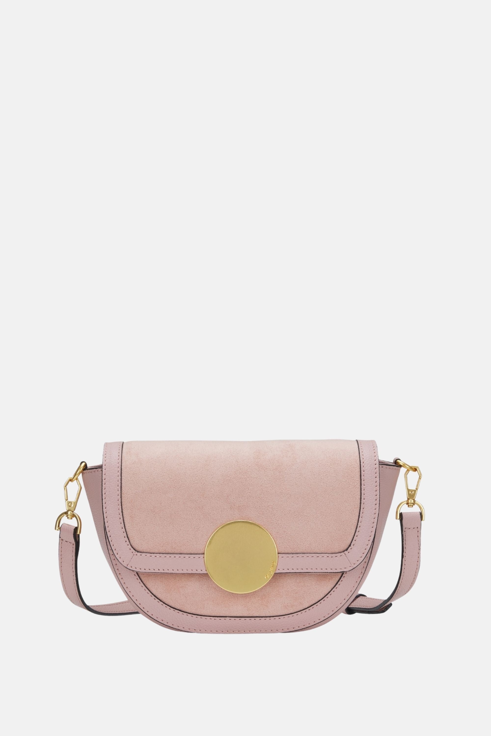 Oryany Lottie Suede  - Small Crossbody - Vintage Pink / One size