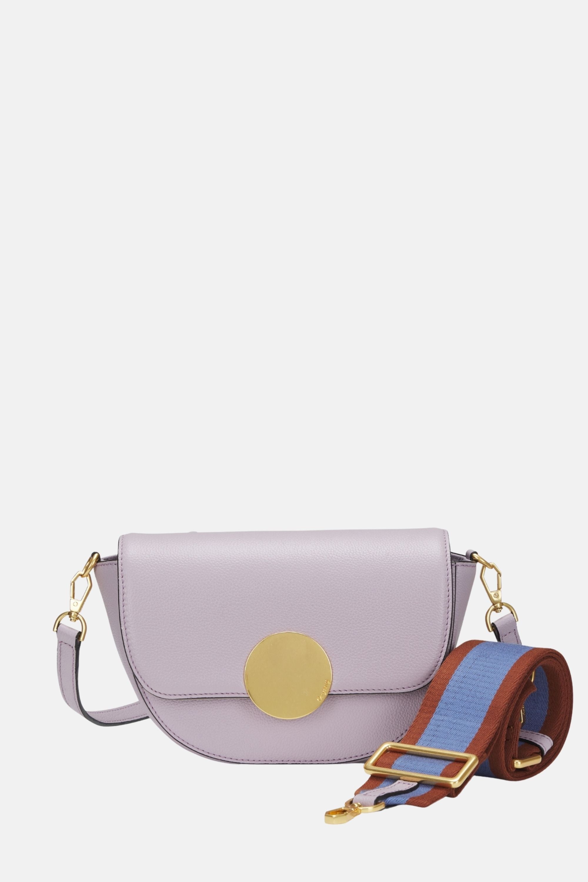 Oryany - Lottie Saddle Crossbody Small Handbags - Stock Purple / One size