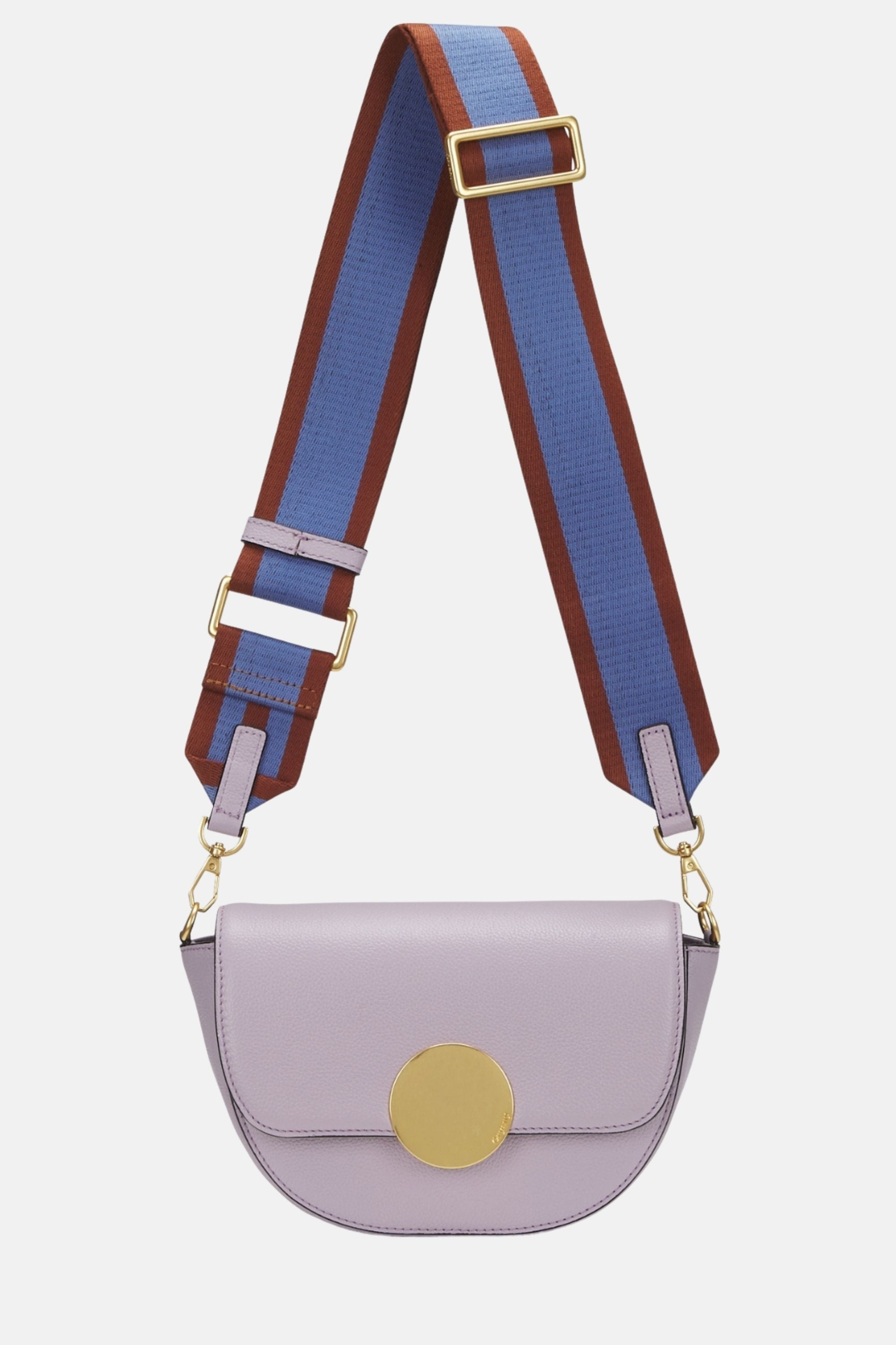 Oryany - Lottie Saddle Crossbody Small Handbags - Stock Purple / One size