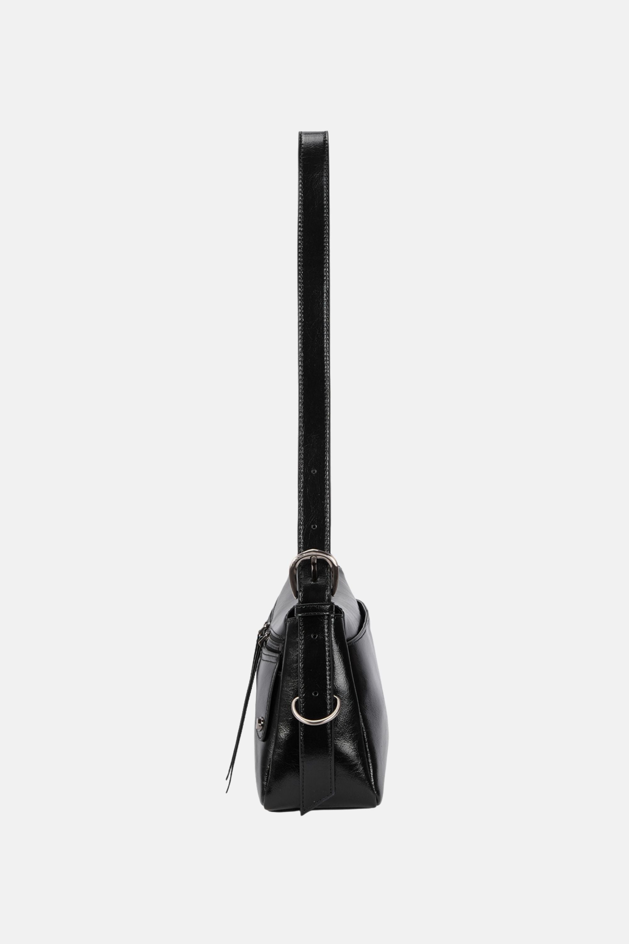 Oryany - Moto Shoulder Medium Should Bag Handbags - Black / One size