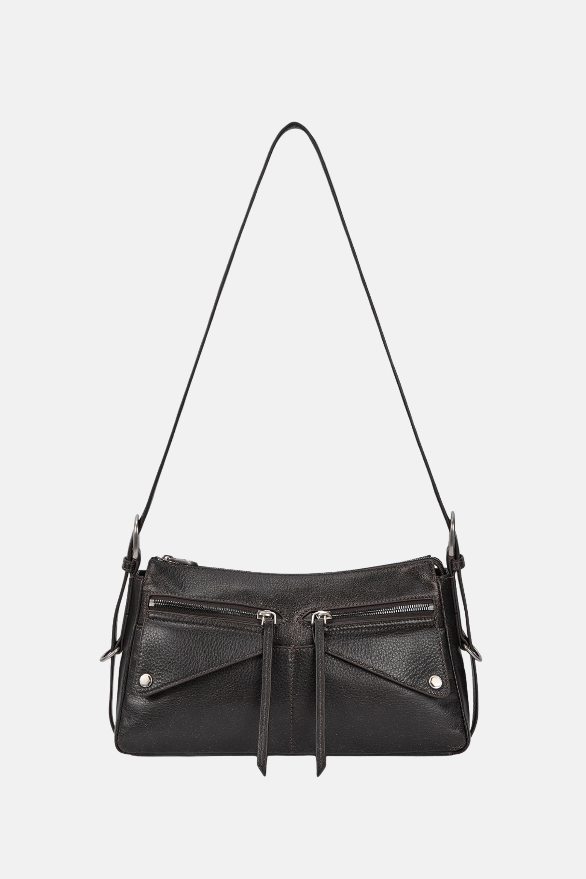Oryany - Moto Shoulder Medium Should Bag Handbags - Vintage Brown / One size