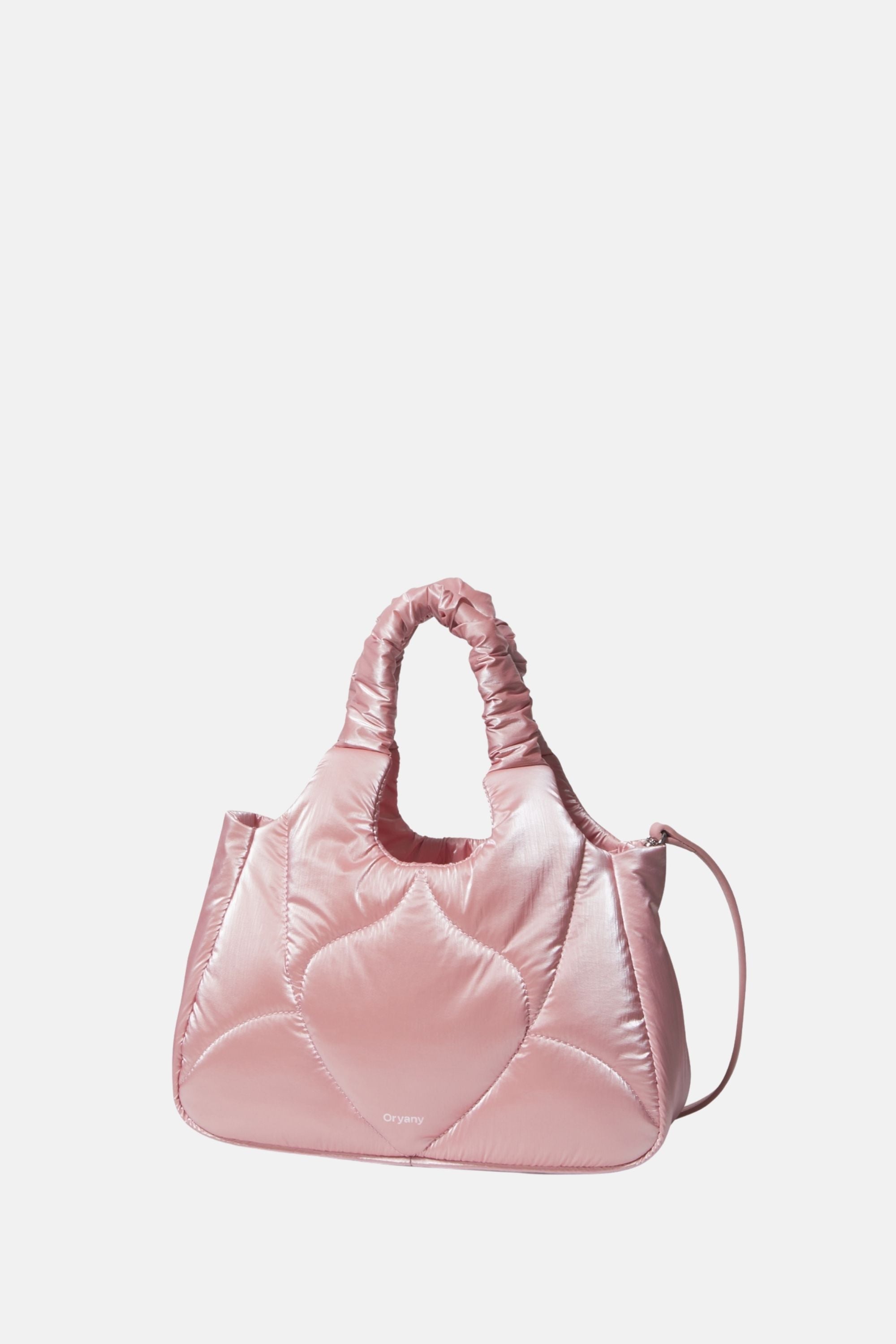 Oryany - Half Moroccan Padding Crossbody Medium Satchel Handbags - Dusty Pink / One size