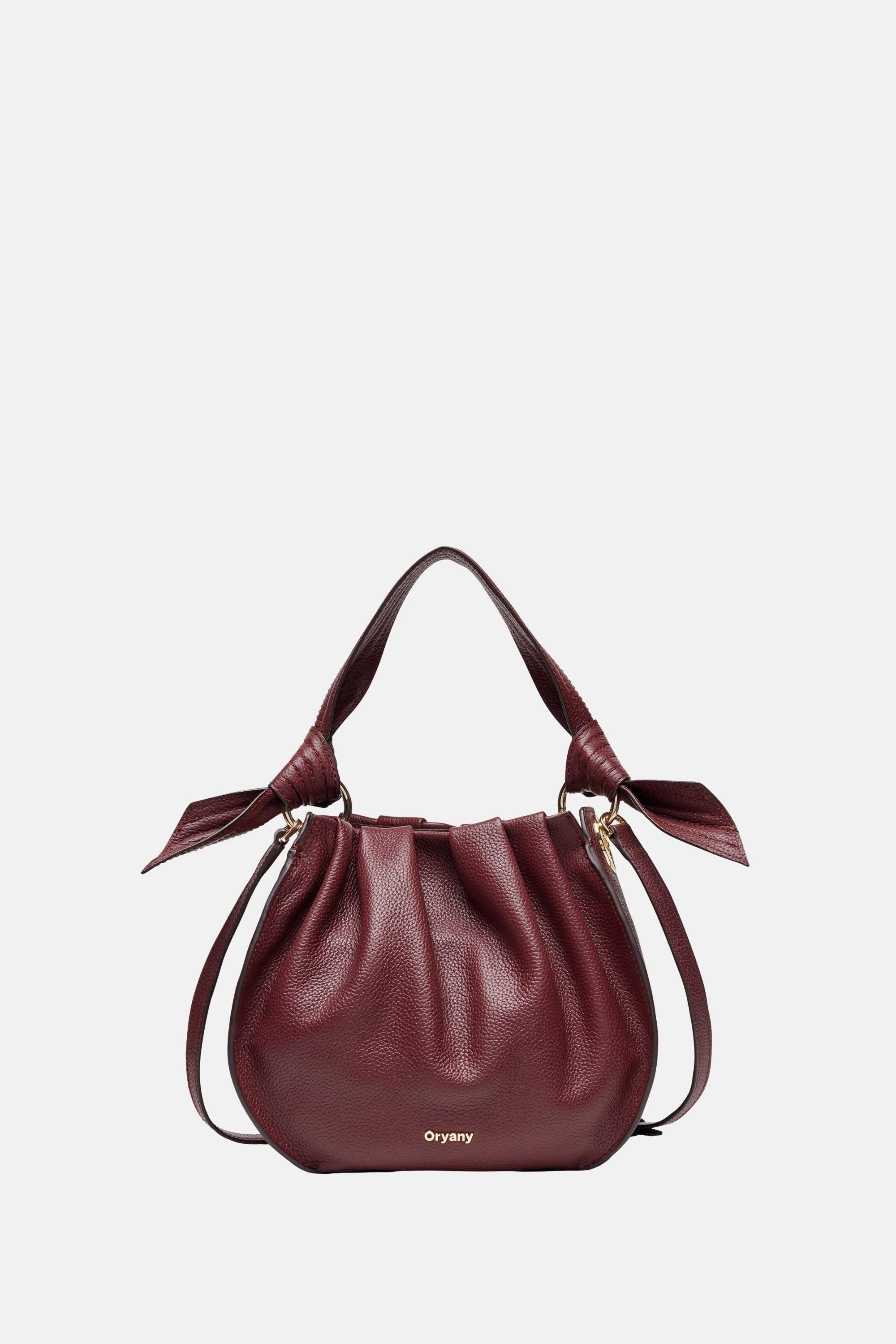 Oryany - Selena Bucket Medium Crossbody Handbags - Maroon / One size